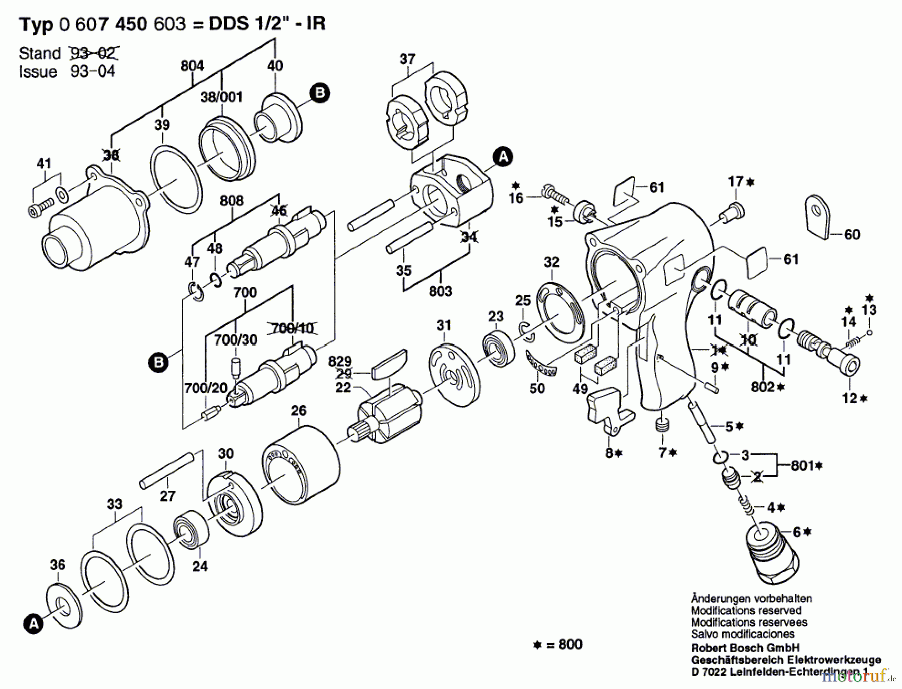  Bosch Werkzeug Schlagschrauber DDS 1/2