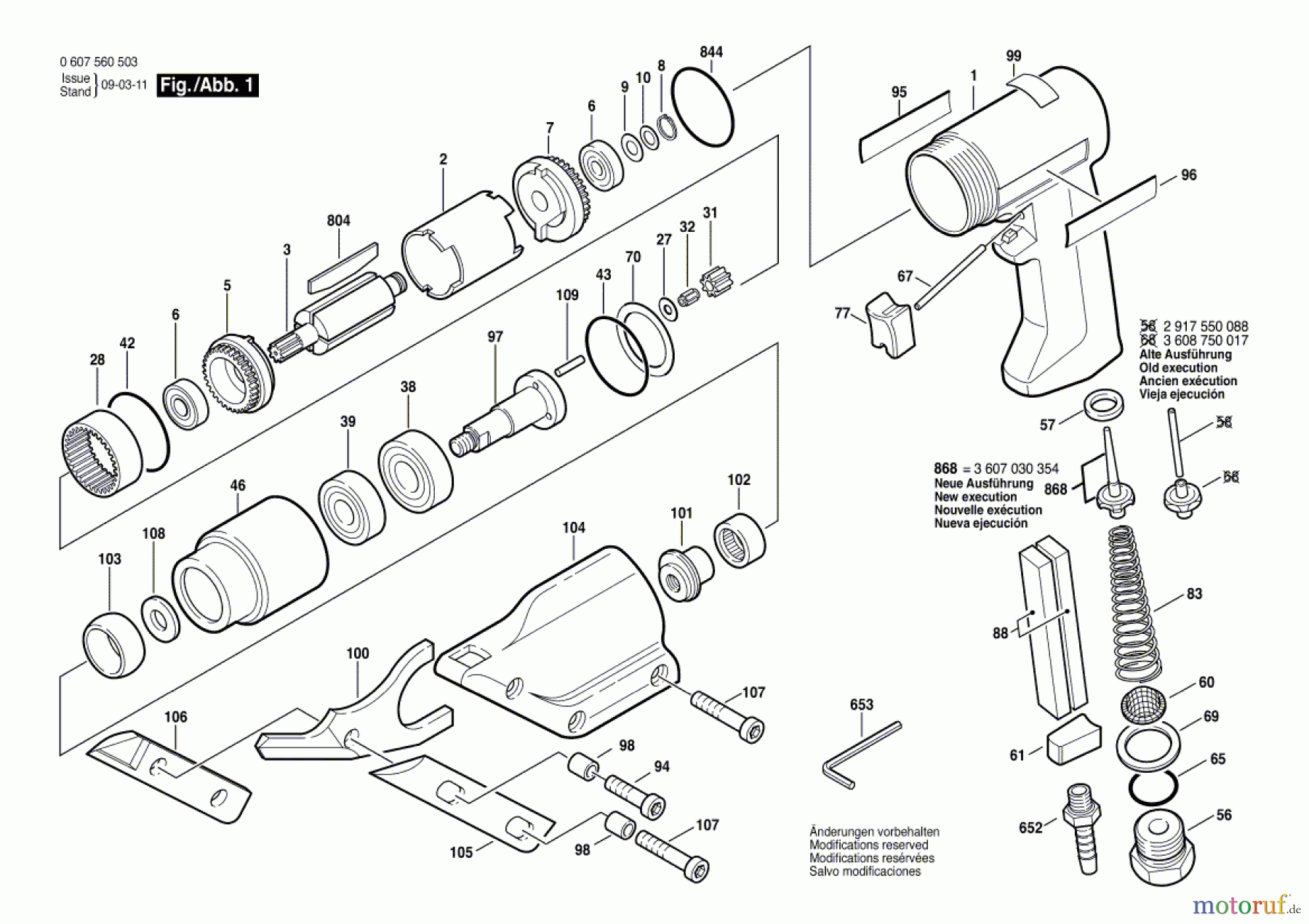  Bosch Werkzeug Pw-Schlitzschere 400 WATT-SERIE Seite 1