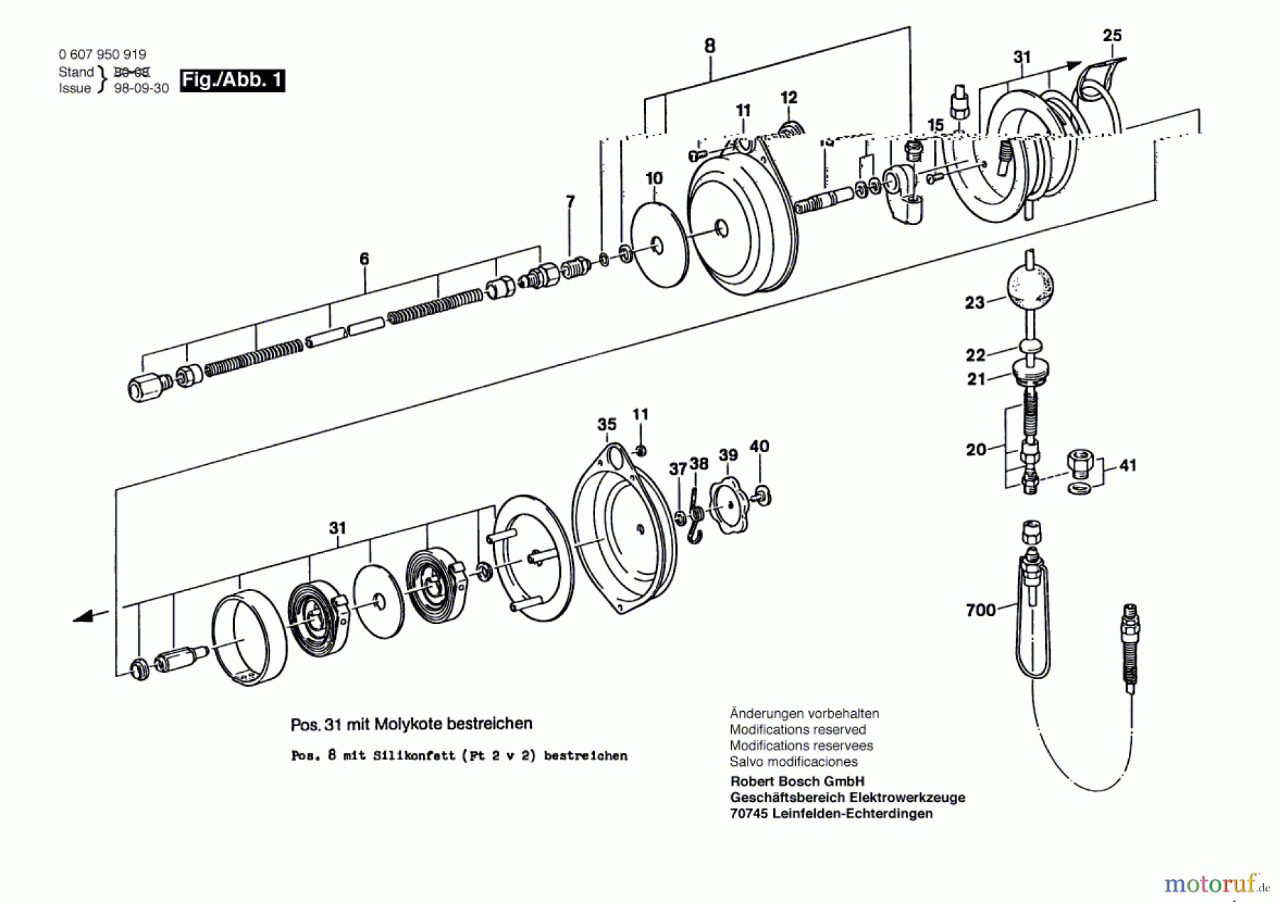  Bosch Werkzeug Federzug ---- Seite 1