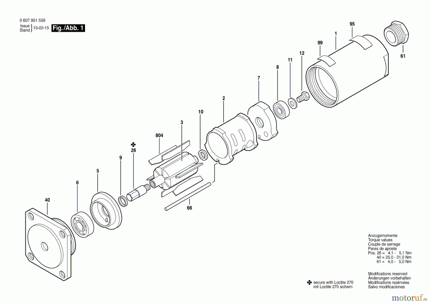  Bosch Werkzeug Einbaumotor 370  WATT-SERIE Seite 1