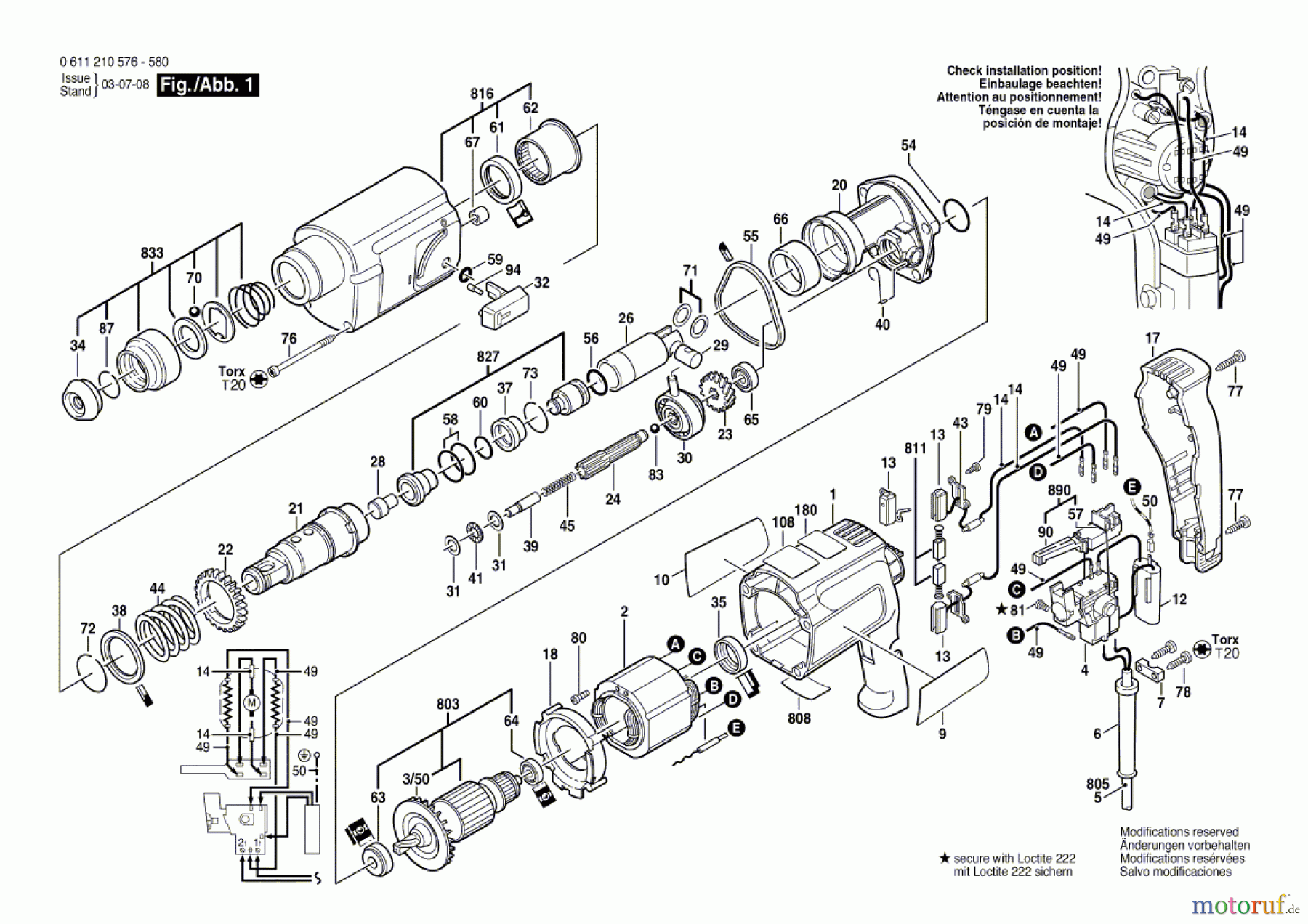  Bosch Werkzeug Gw-Bohrhammer 321 Seite 1