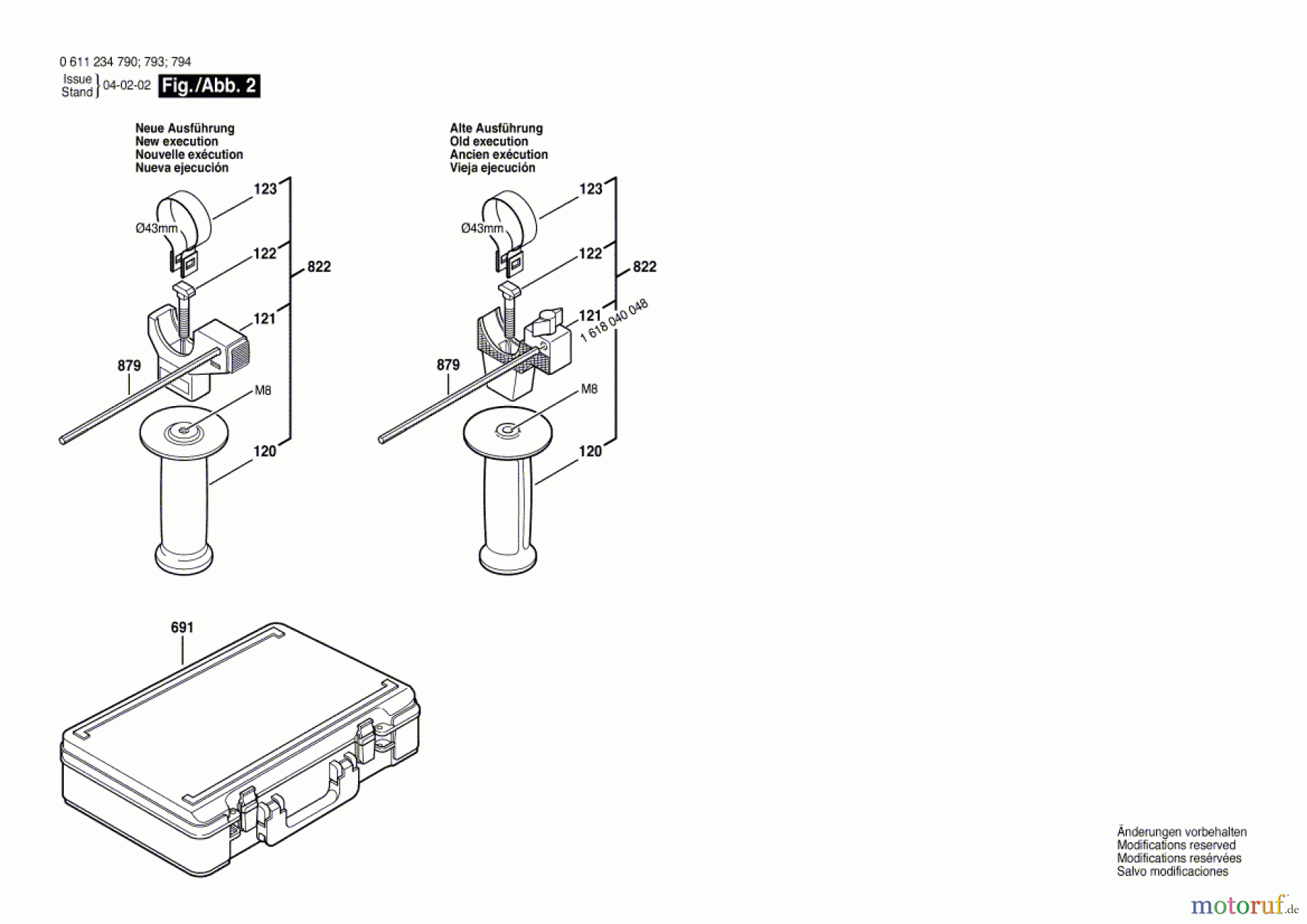  Bosch Werkzeug Bohrhammer BRL 501 VEA Seite 2