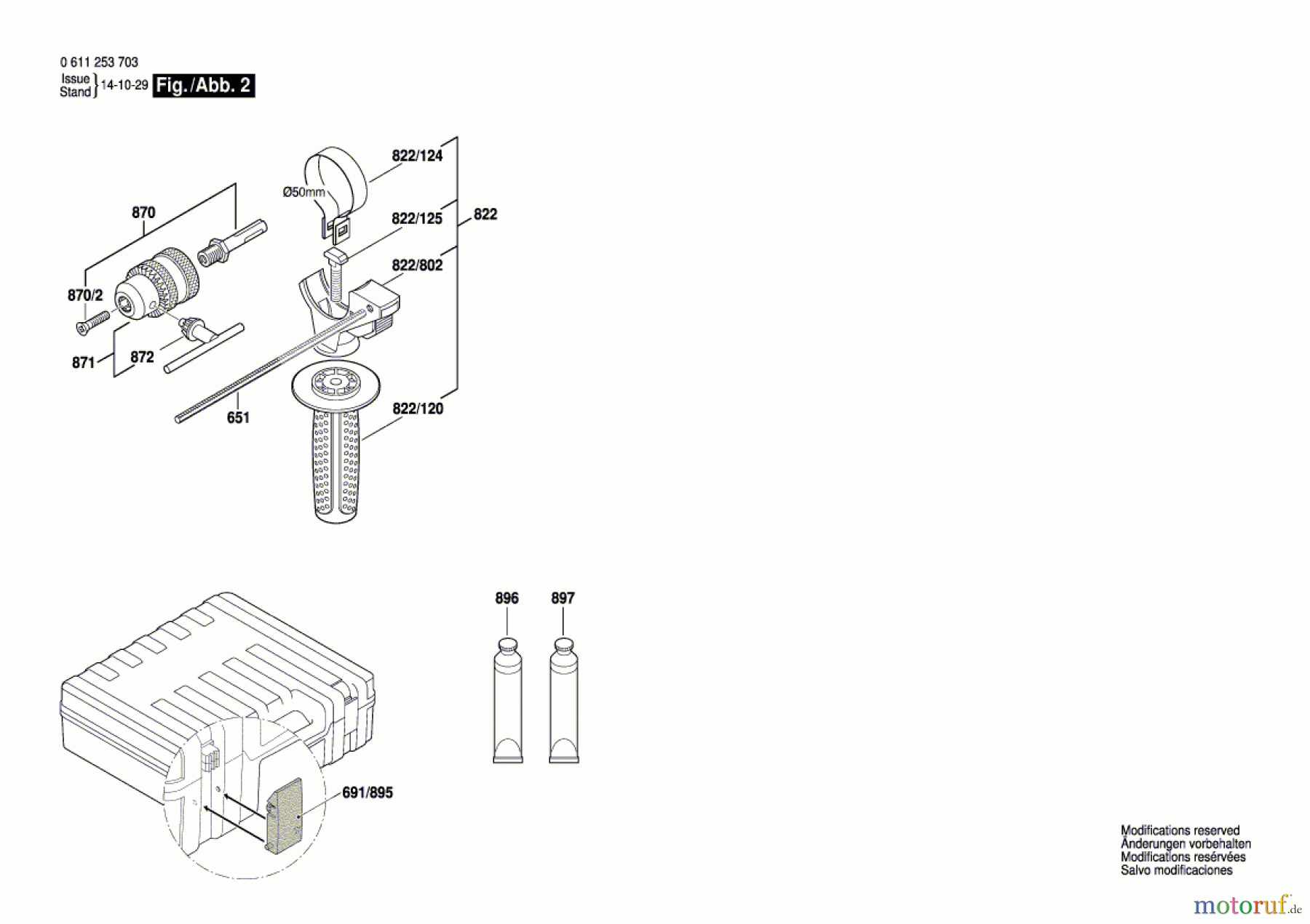  Bosch Werkzeug Bohrhammer BTI-BH 2-26 ME Seite 2
