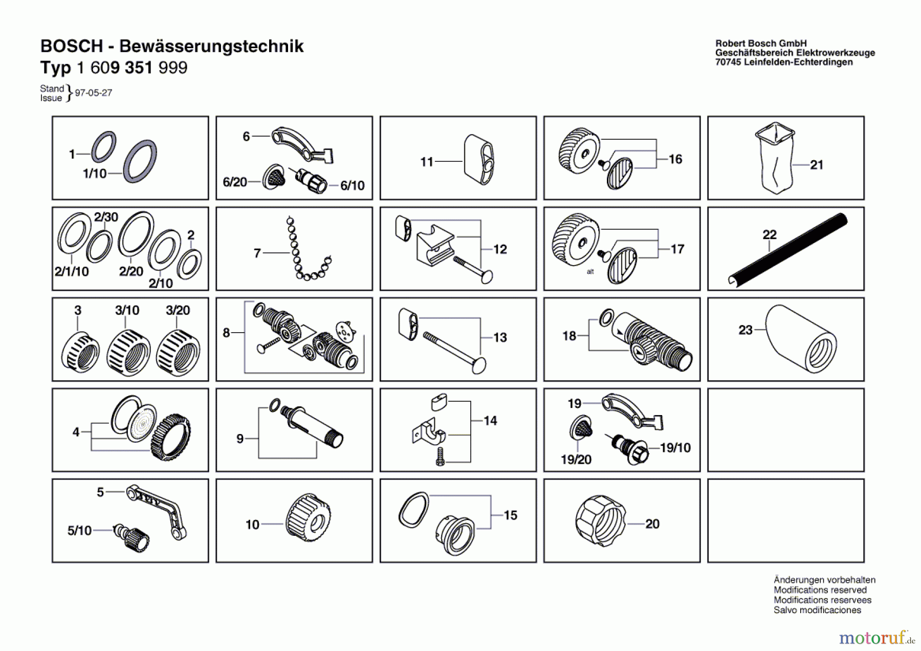  Bosch Werkzeug Flachdichtung ---- Seite 1