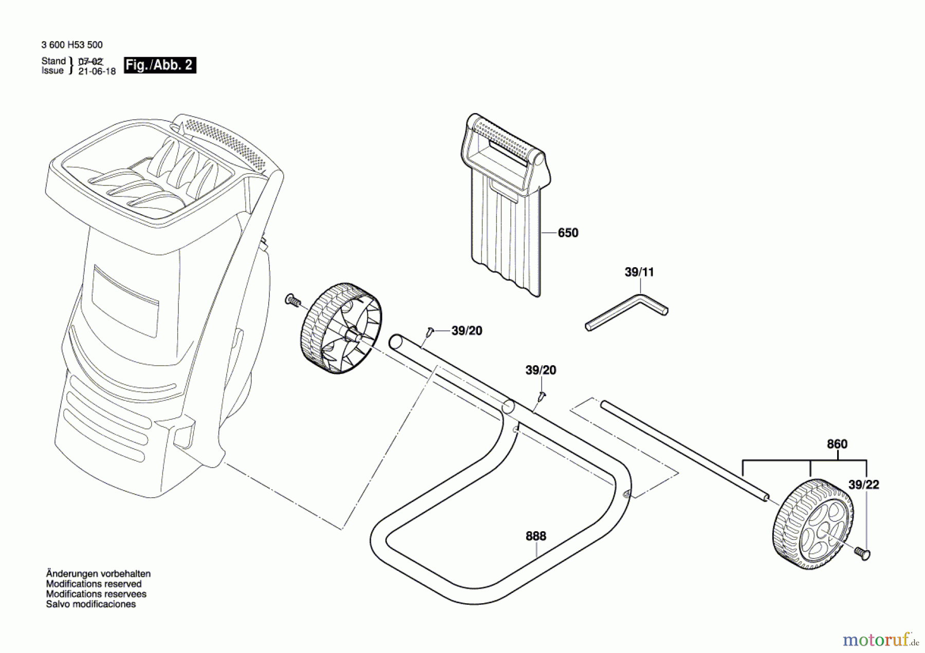  Bosch Gartengeräte Häcksler AXT RAPID 2000 Seite 2