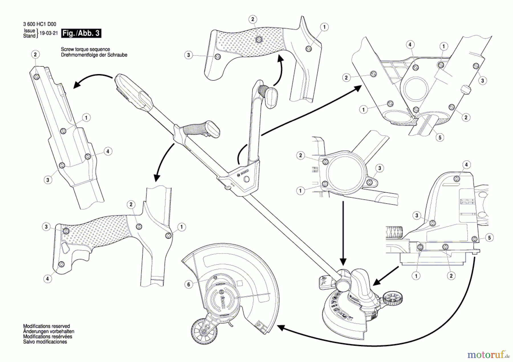  Bosch Gartengeräte Rasentrimmer UniversalGrassCut 18 Seite 3