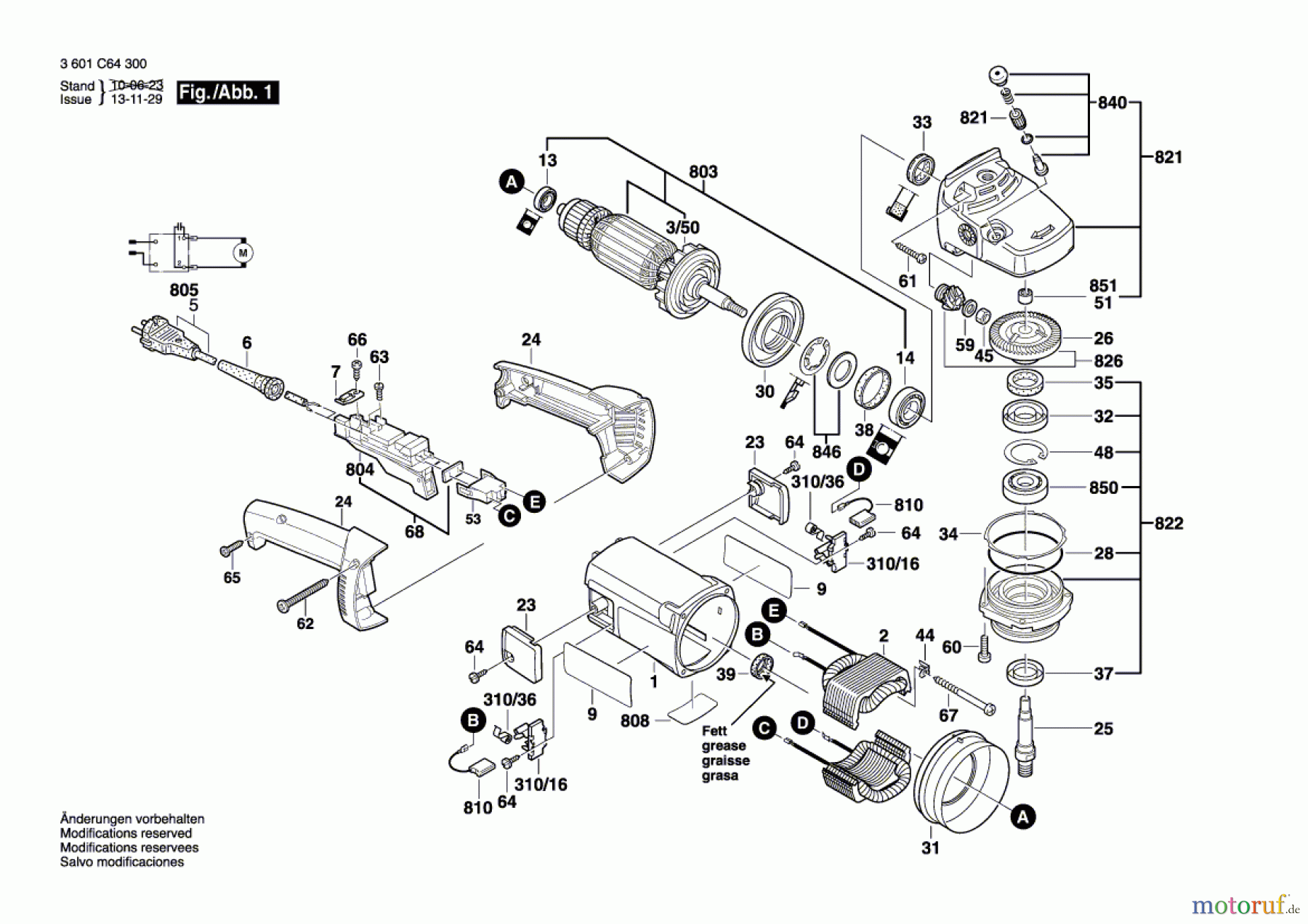  Bosch Werkzeug Winkelschleifer GWS 24-300 Seite 1