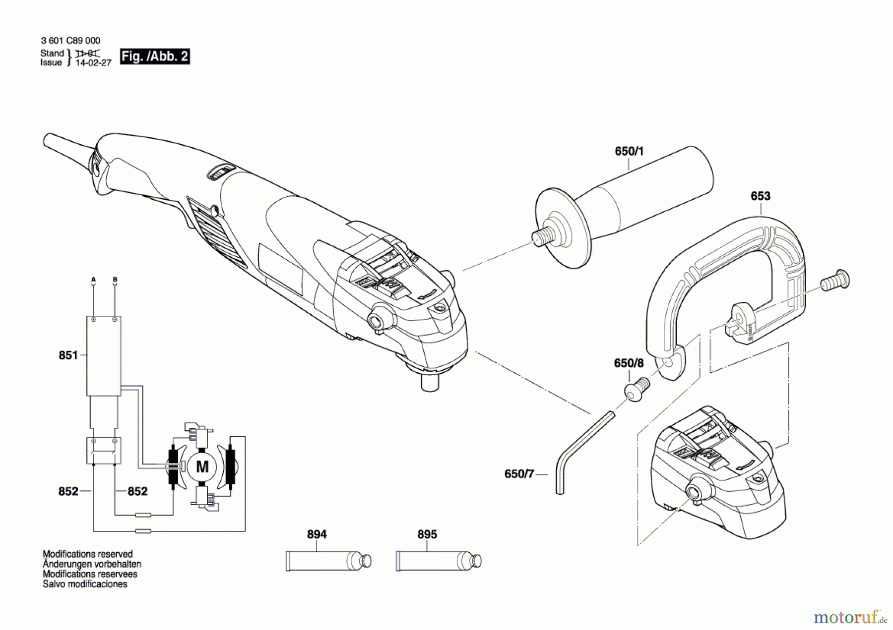  Bosch Werkzeug Winkelpolierer GPO 14 CE Seite 2