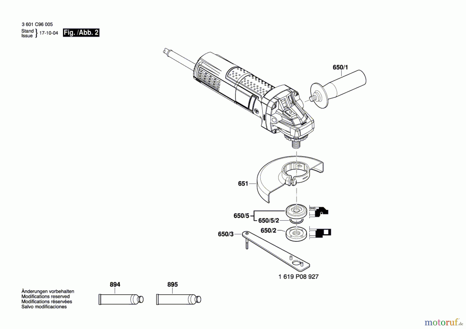  Bosch Werkzeug Winkelschleifer GWS 900 Seite 2