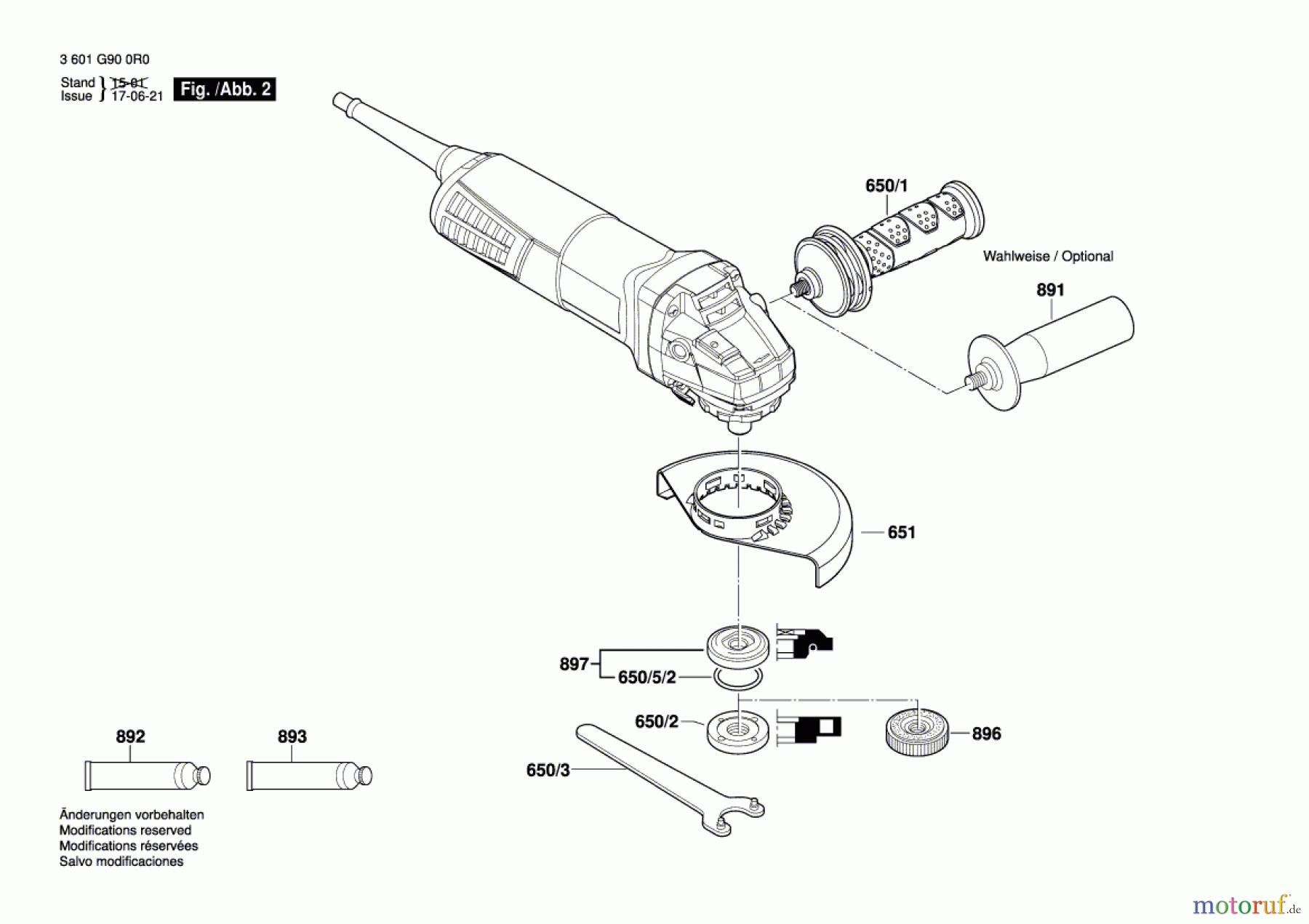  Bosch Werkzeug Winkelschleifer GWS 9-125 Seite 2