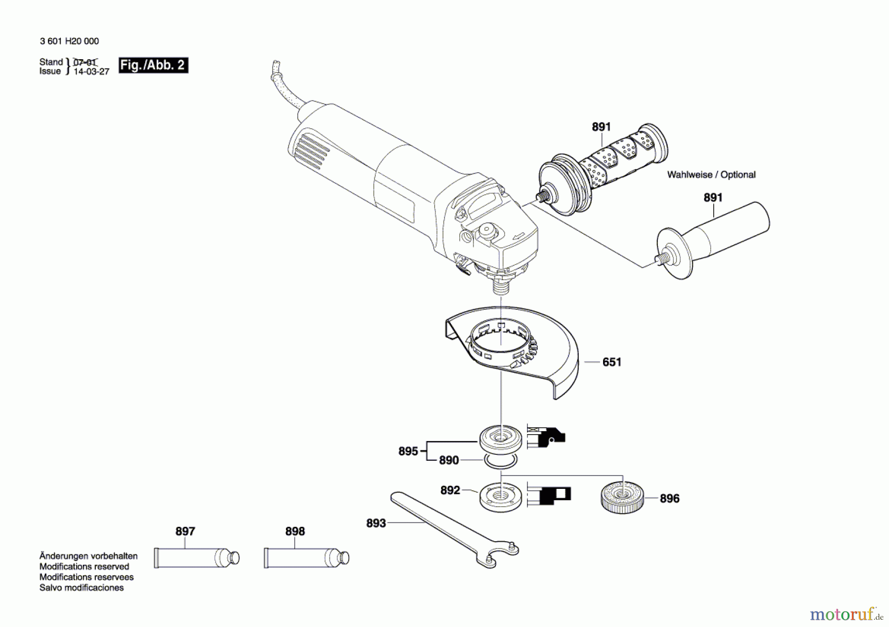  Bosch Werkzeug Winkelschleifer GWS 8-115 Seite 2