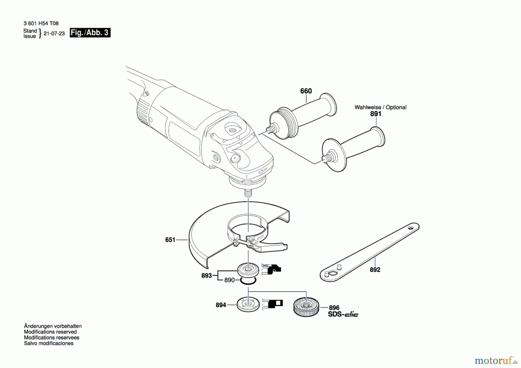  Bosch Werkzeug Winkelschleifer BAG 230-1 CLB Seite 3