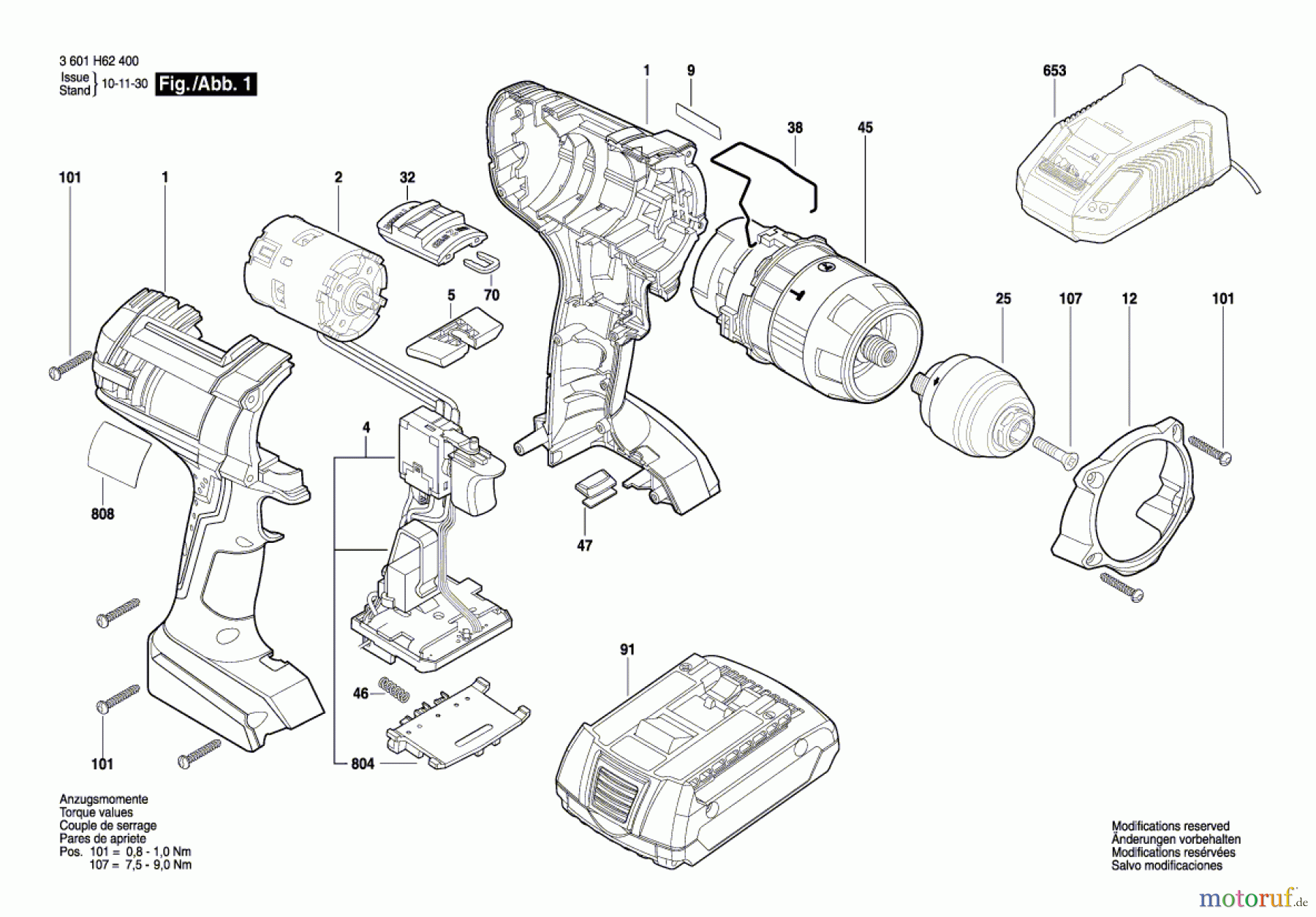  Bosch Akku Werkzeug Akku-Schlagbohrschrauber GSB 14,4 VE-2-LI Seite 1