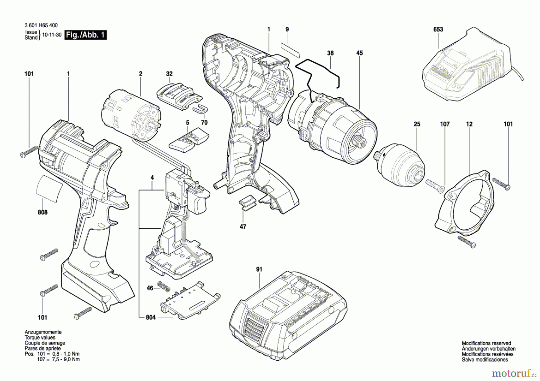  Bosch Akku Werkzeug Akku-Bohrschrauber GSR 14,4 VE-2-LI Seite 1