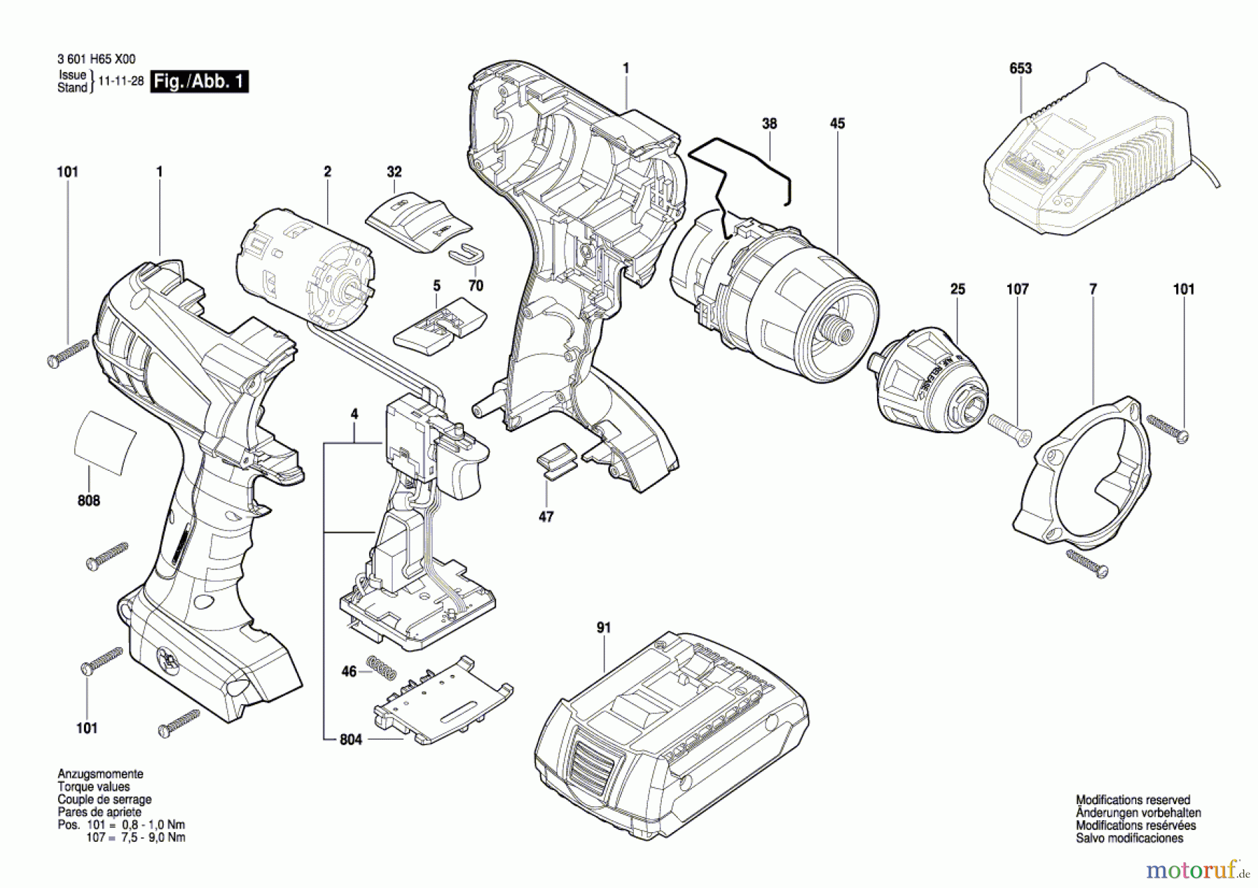  Bosch Akku Werkzeug Akku-Bohrschrauber BS 14-A POWER Seite 1