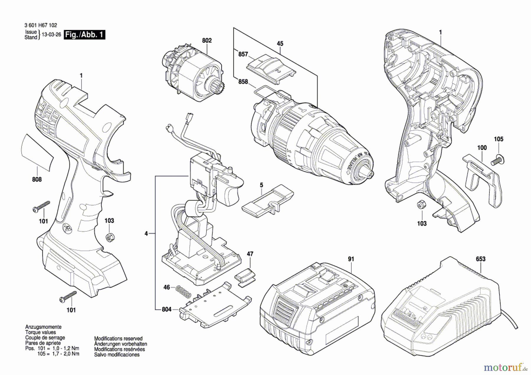  Bosch Akku Werkzeug Akku-Schlagbohrschrauber BS 18-A COMPACT COMBI Seite 1