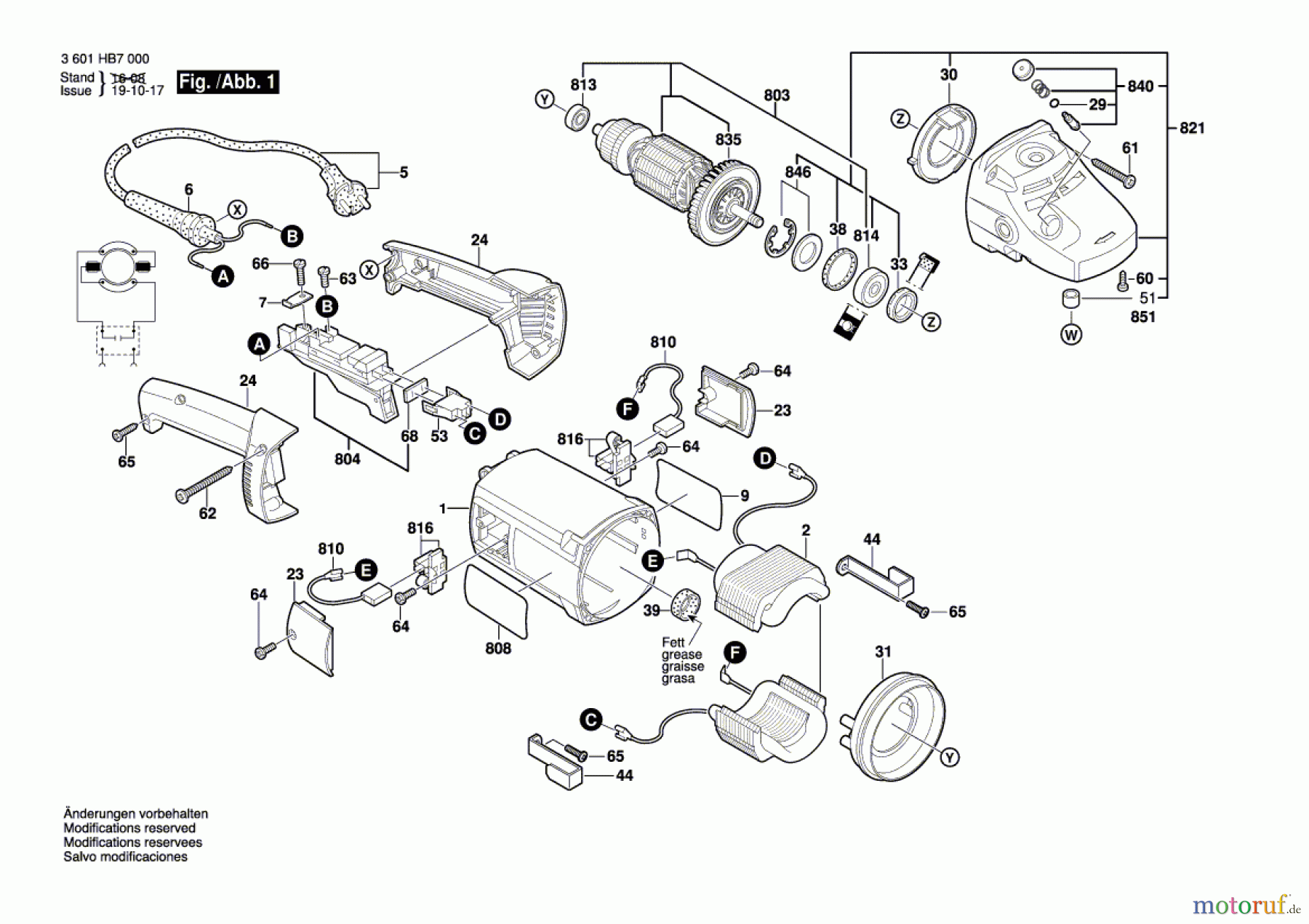  Bosch Werkzeug Winkelschleifer GWS 2000 Seite 1