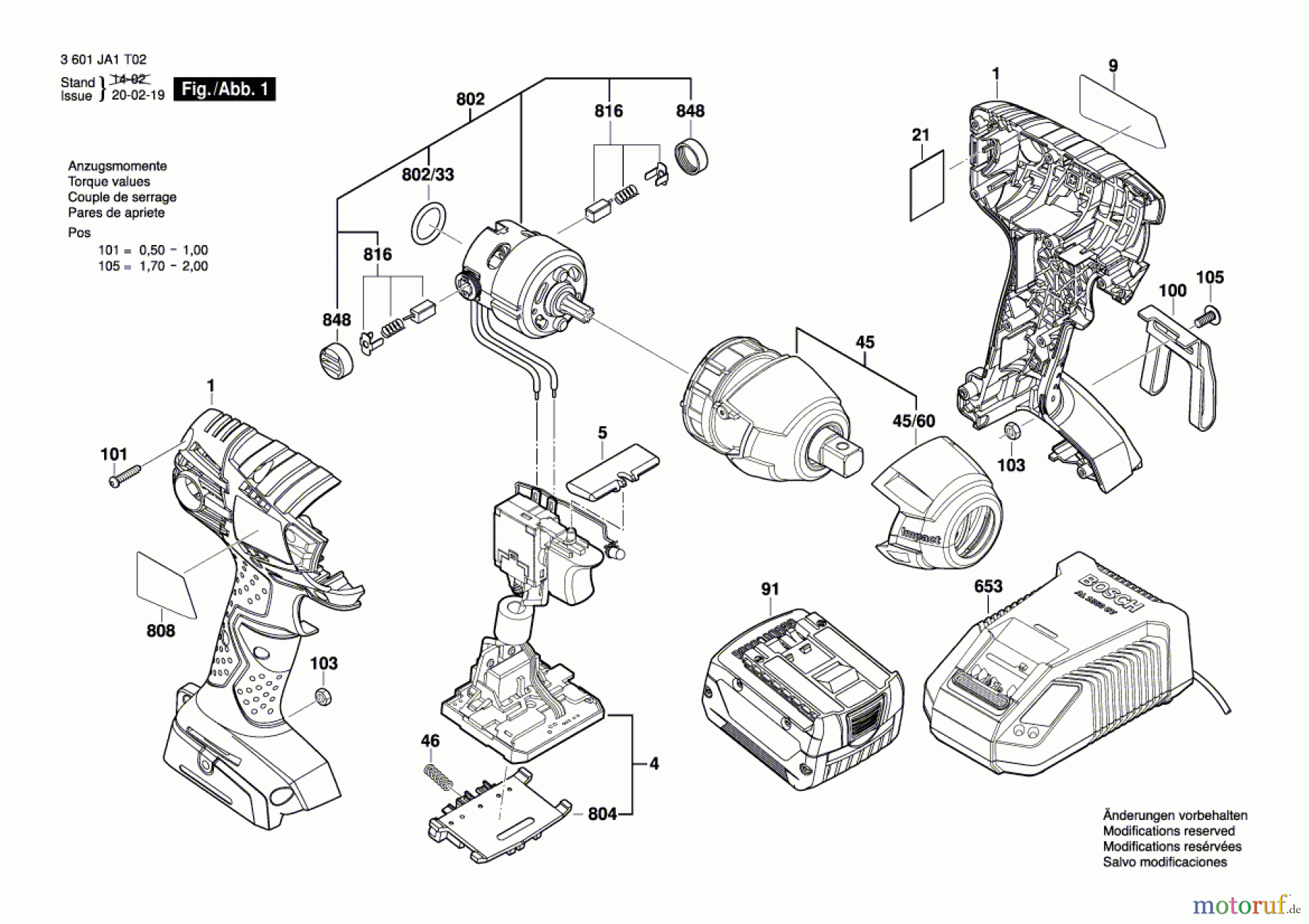  Bosch Werkzeug Schlagschrauber GDS 14,4 V-LI Seite 1