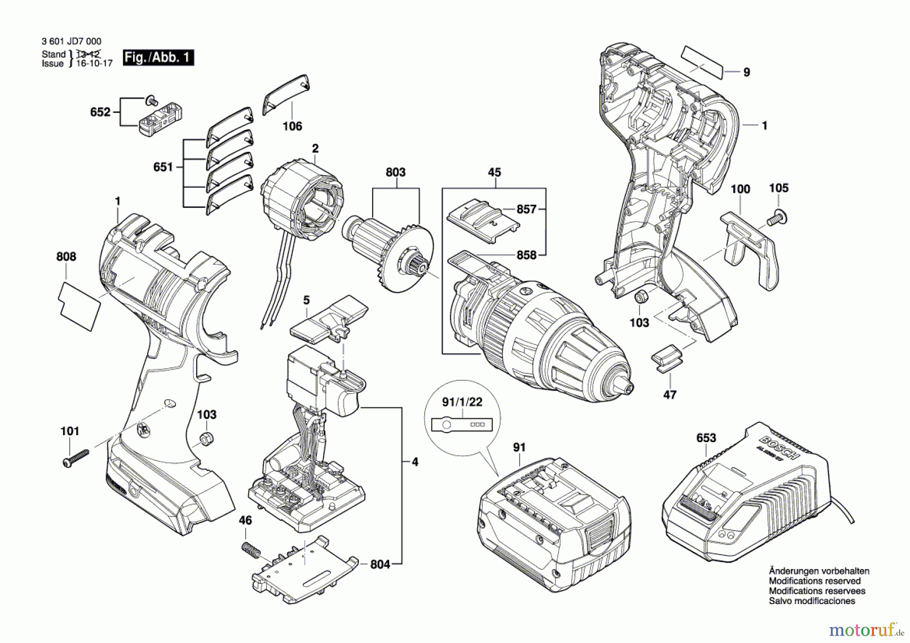  Bosch Akku Werkzeug Akku-Schlagbohrschrauber GSB 14,4 V-EC Seite 1