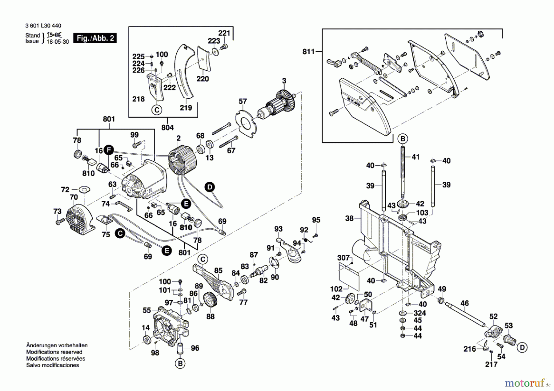  Bosch Werkzeug Tischkreissäge GTS 10 XC Seite 2
