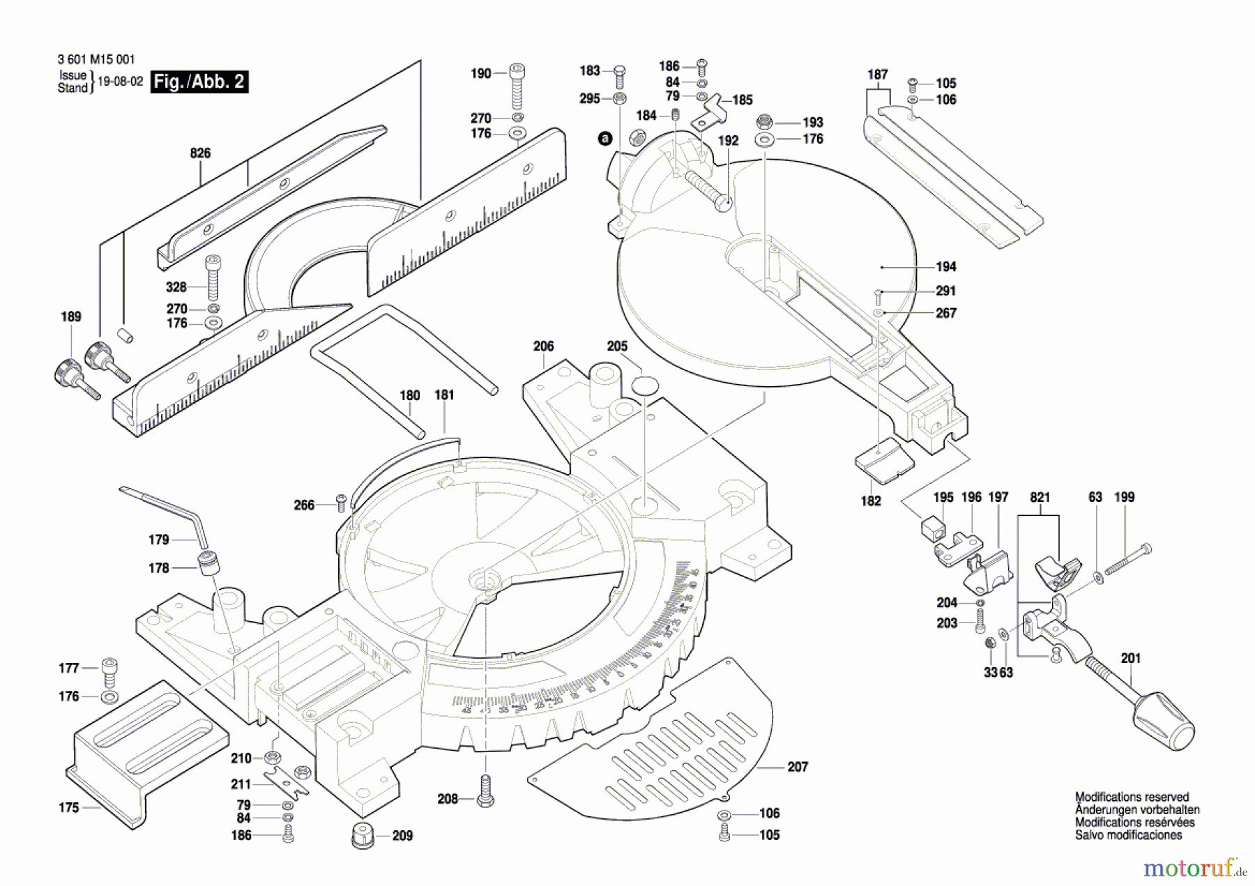  Bosch Werkzeug Tisch-/Gehrungssäge GTM 12 JL Seite 2