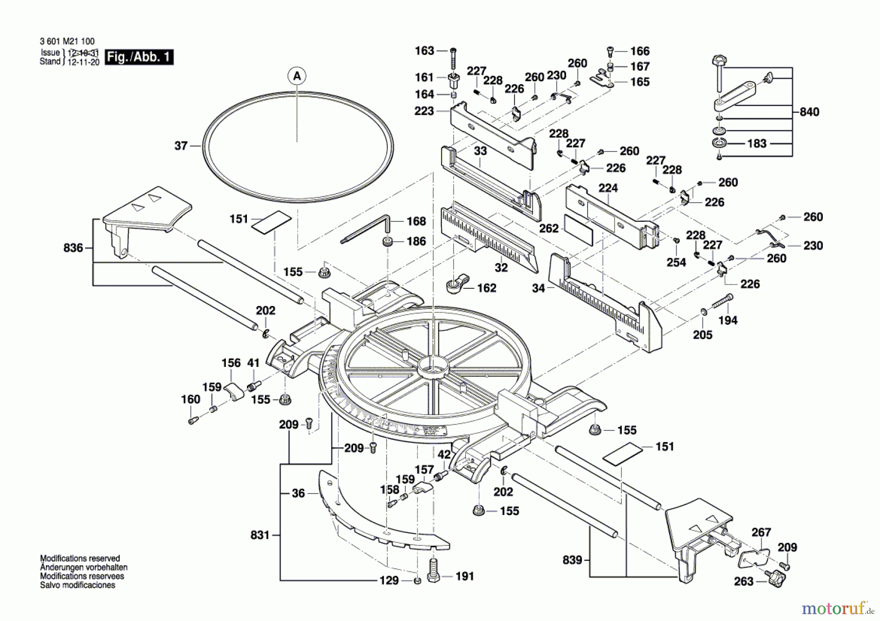  Bosch Werkzeug Kapp-/Gehrungssäge GCM 12 JL Seite 1
