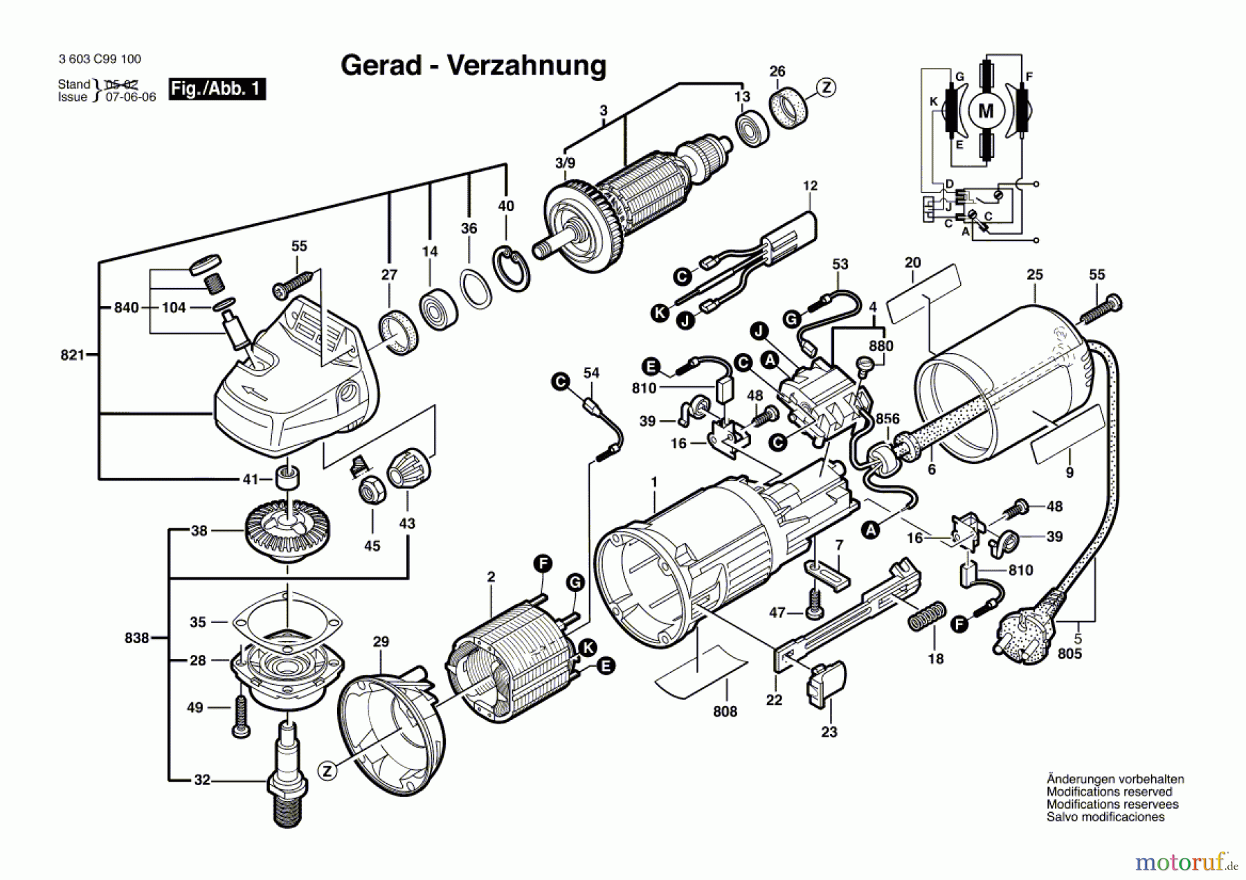  Bosch Werkzeug Winkelschleifer PWS 7-125 Seite 1