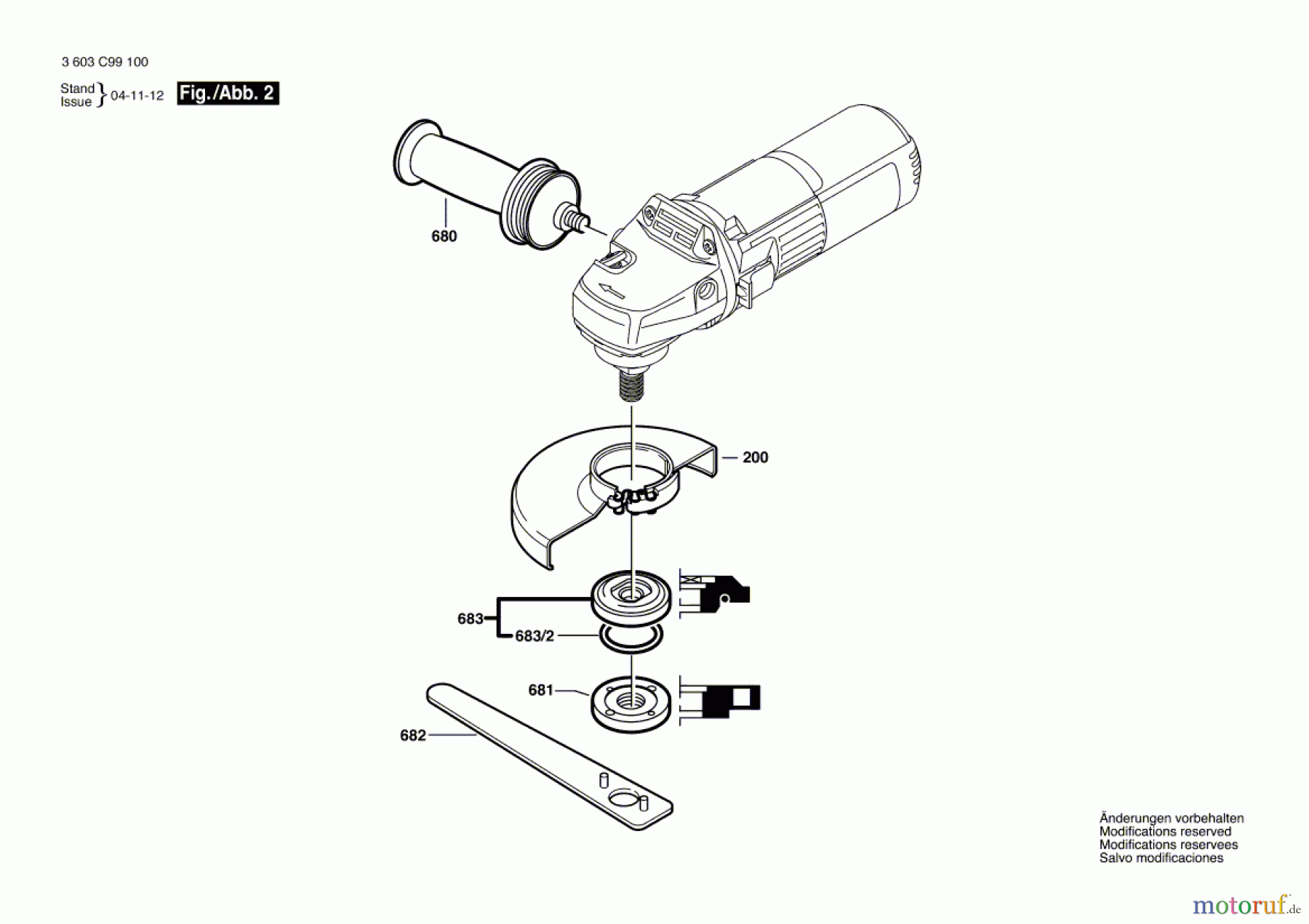  Bosch Werkzeug Winkelschleifer PWS 6-115 Seite 2