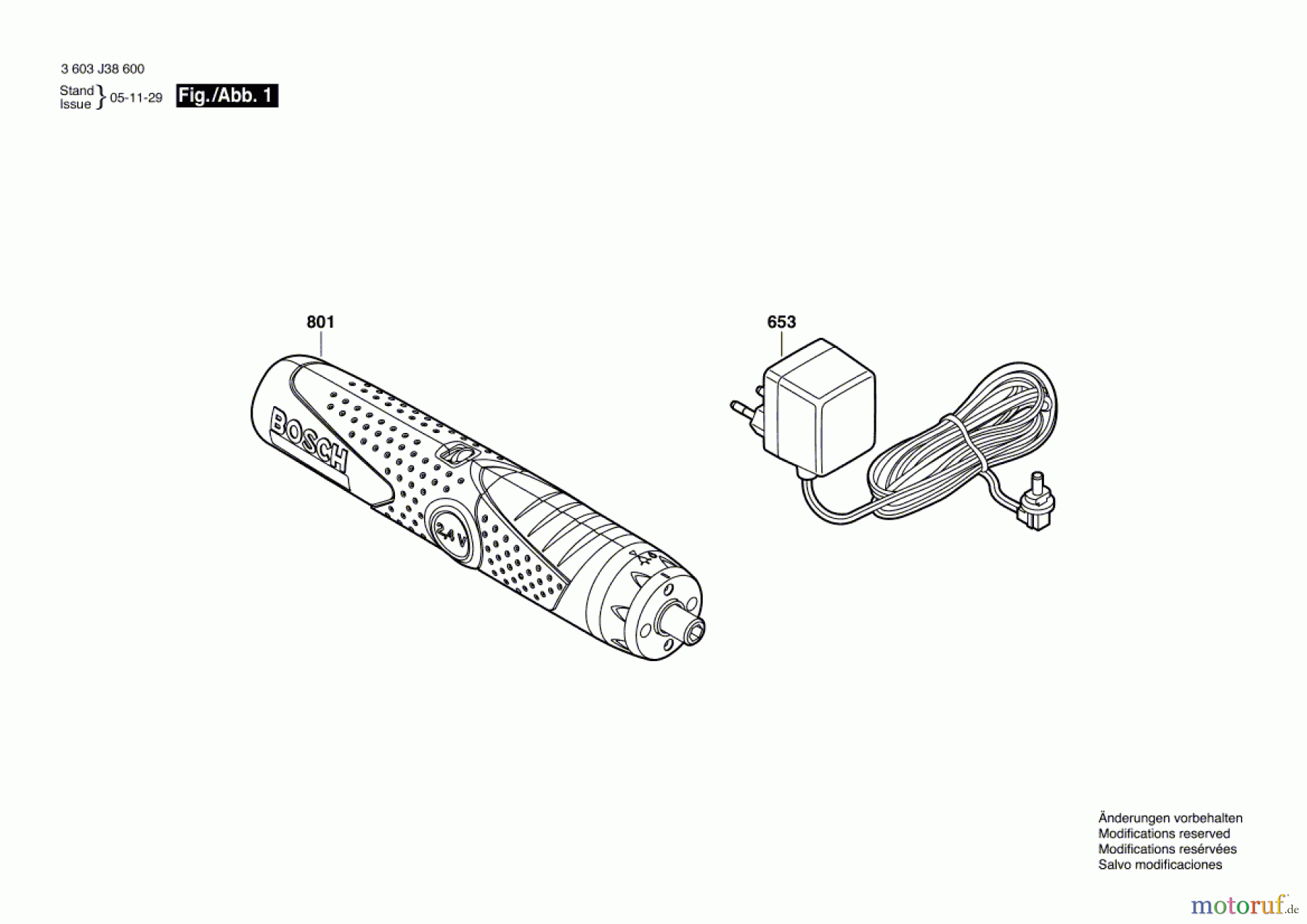  Bosch Akku Werkzeug Akku-Schrauber PSR 2,4 V Seite 1