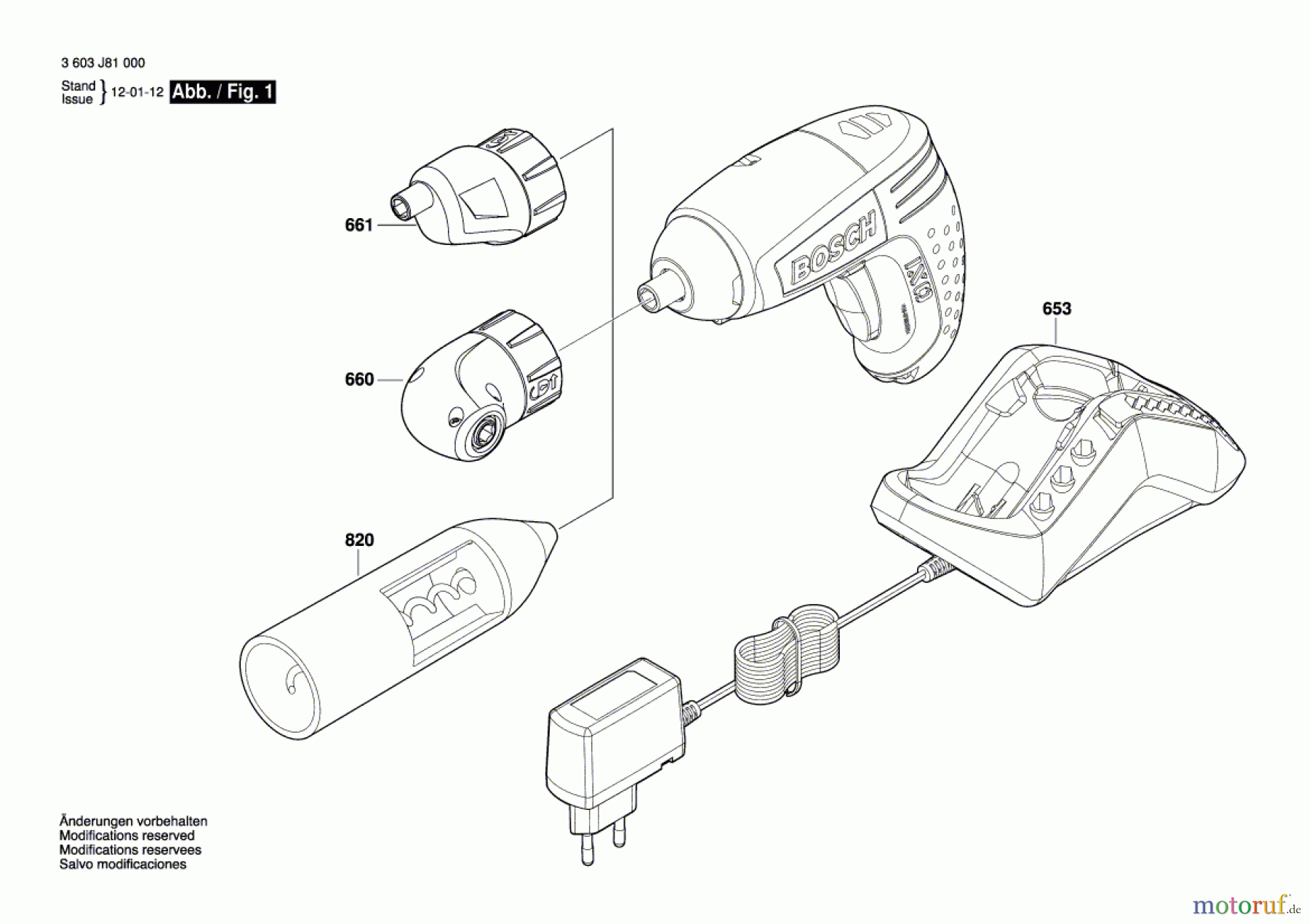  Bosch Akku Werkzeug Akku-Schrauber IXO 4 Seite 1