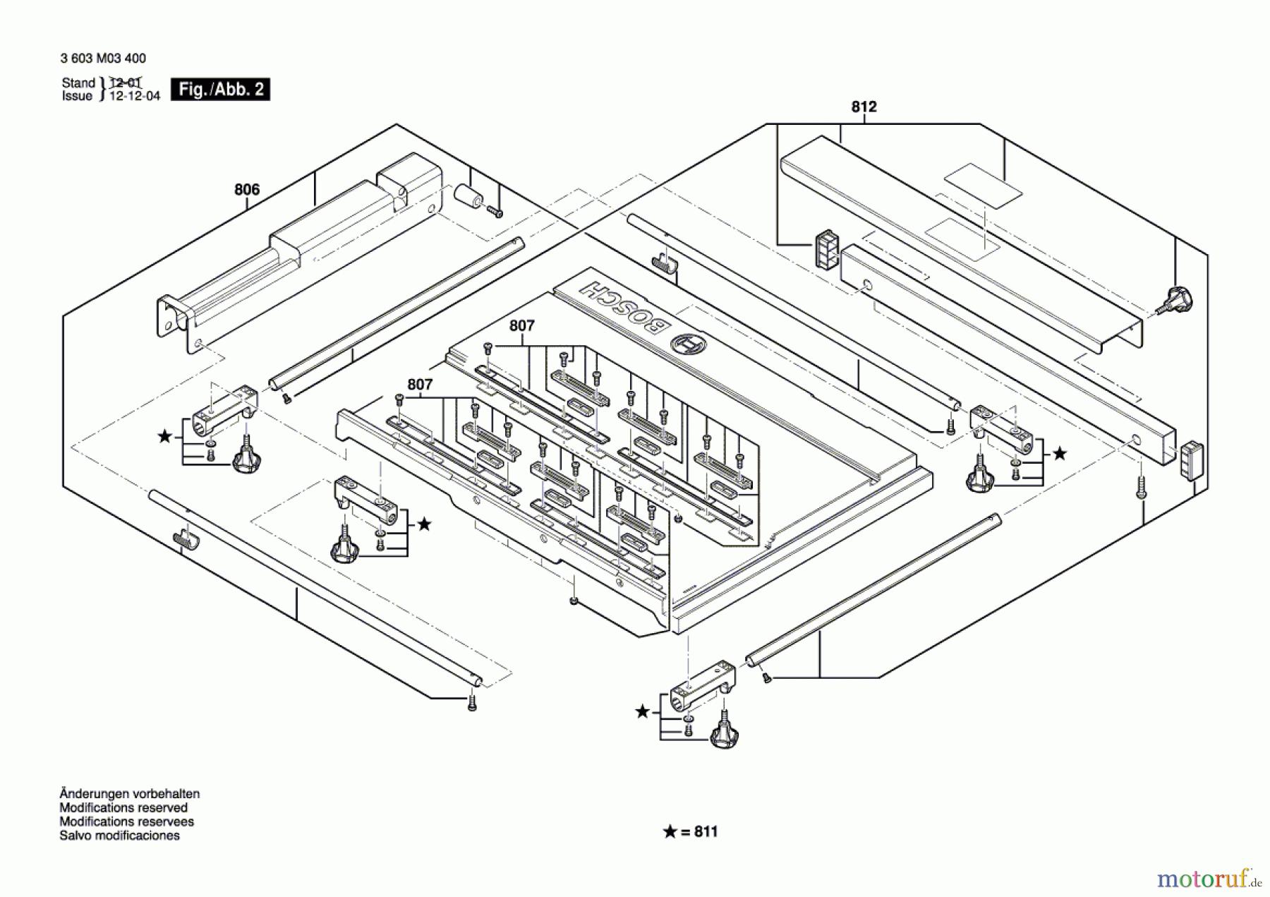  Bosch Werkzeug Tischkreissäge PTS 10 Seite 2