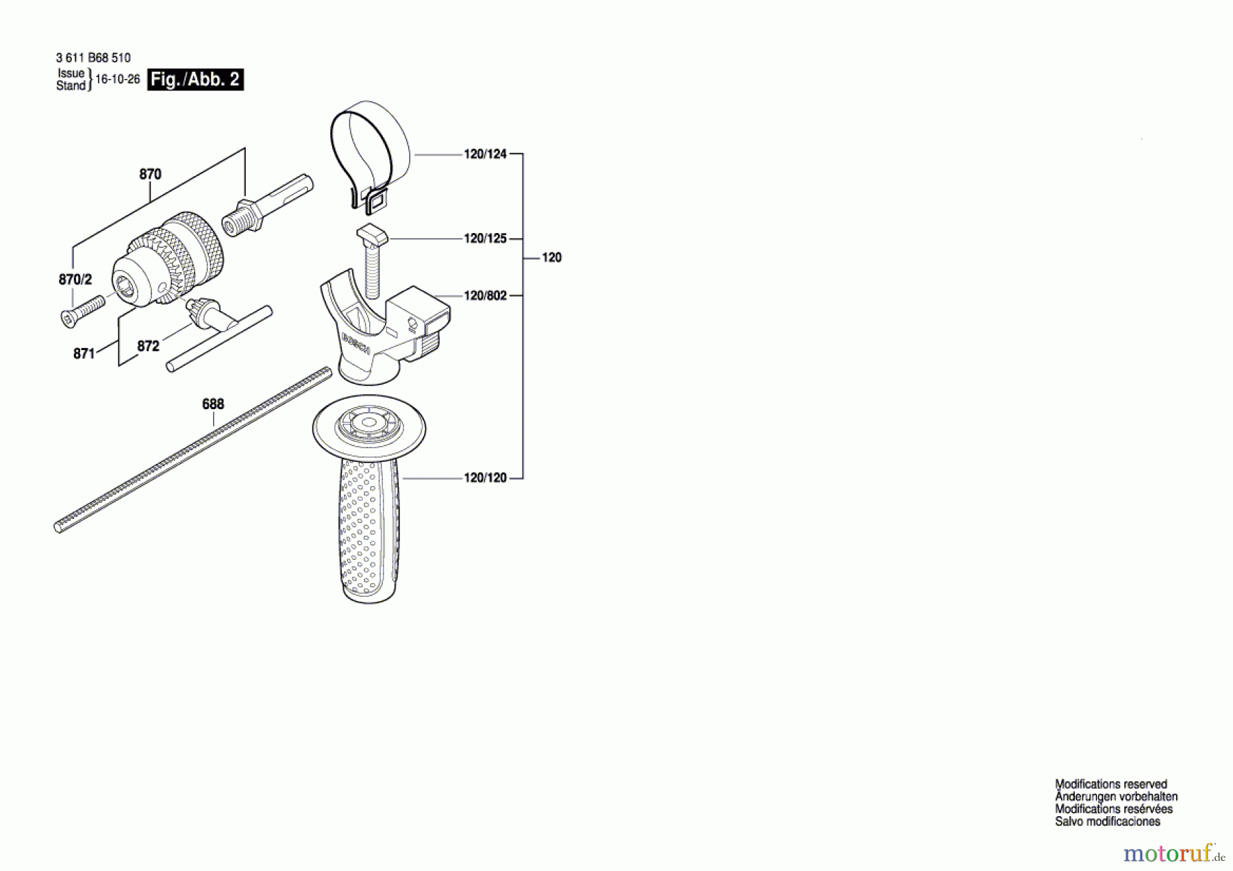  Bosch Werkzeug Bohrhammer GBH 2-28 L Seite 2