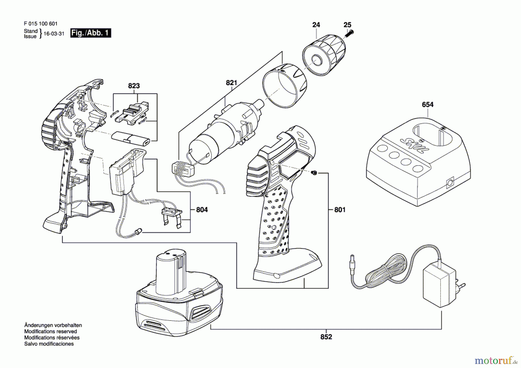  Bosch Akku Werkzeug Akku-Bohrschrauber 1006 Seite 1