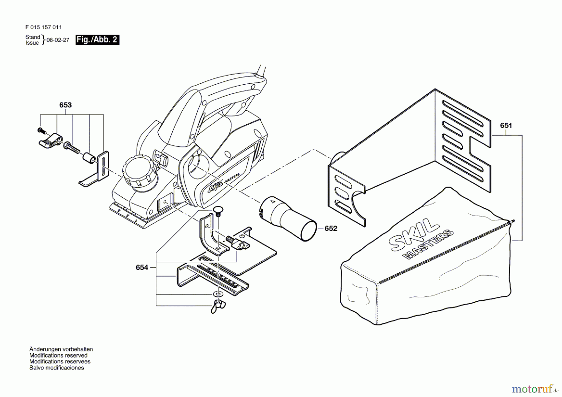  Bosch Werkzeug Handhobel 1570 Seite 2