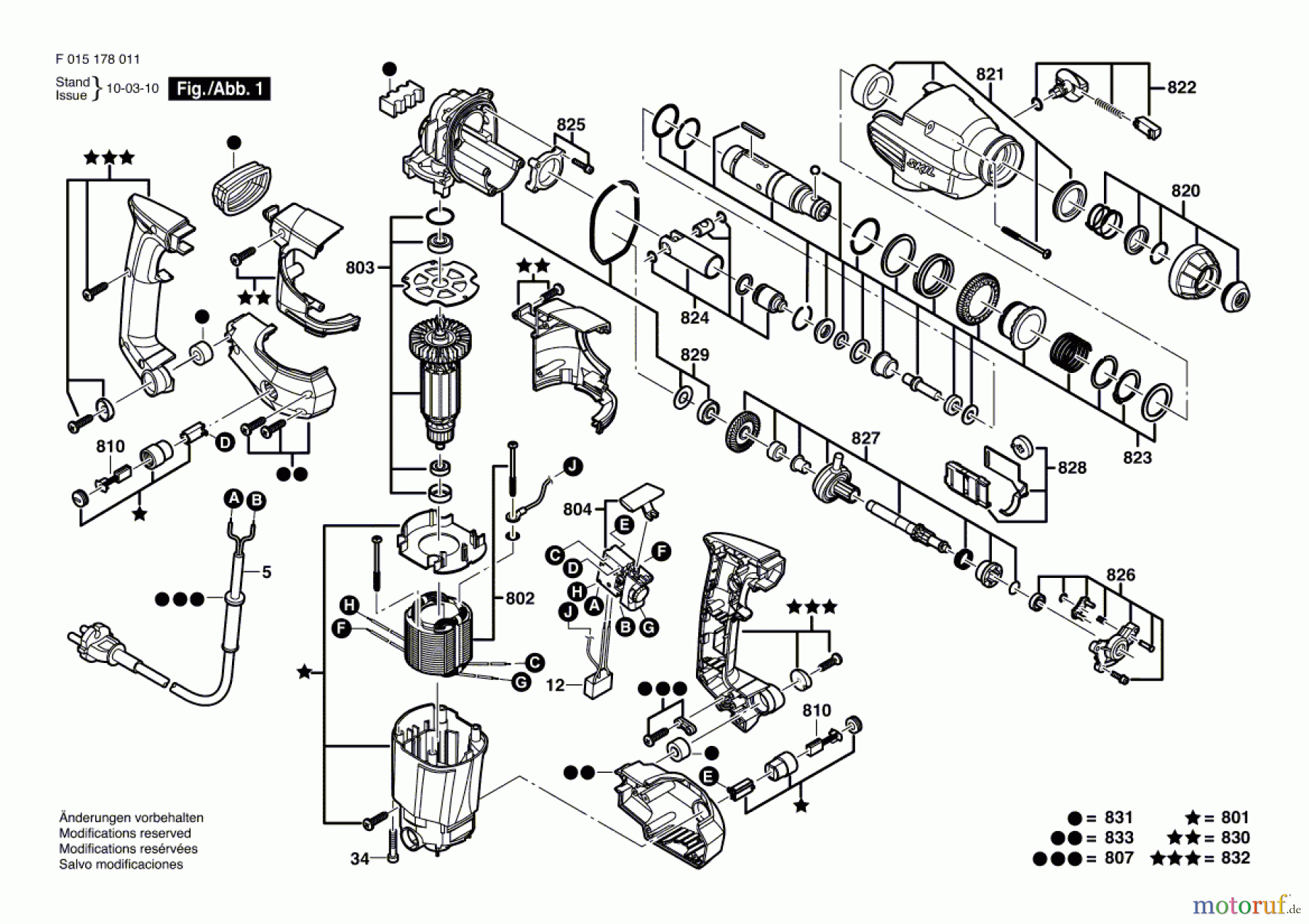  Bosch Werkzeug Bohrhammer 1780 Seite 1