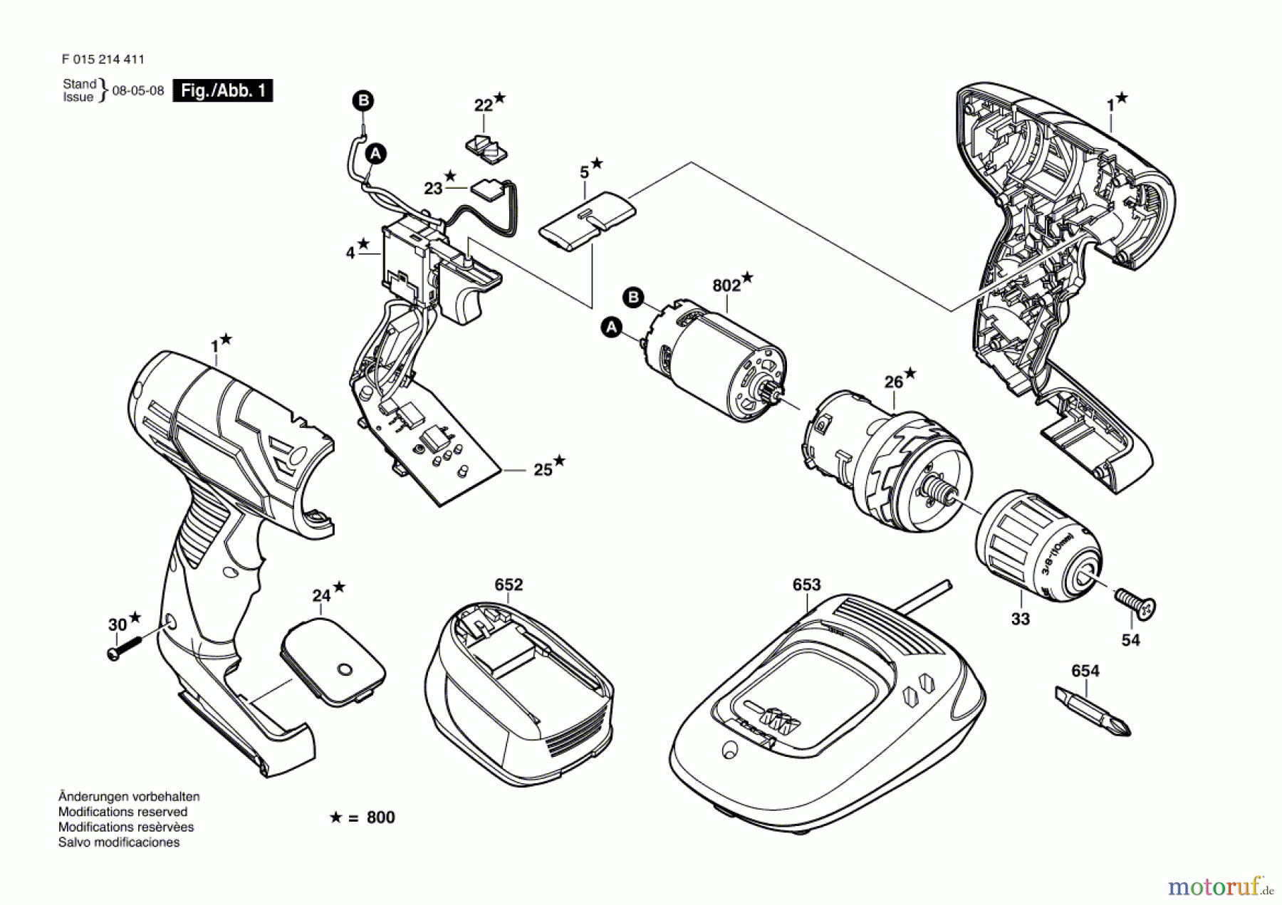  Bosch Akku Werkzeug Akku-Bohrschrauber 2144 Seite 1