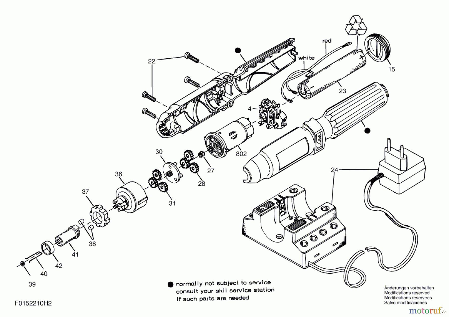  Bosch Akku Werkzeug Gw-Akku-Schrauber 2210 Seite 1