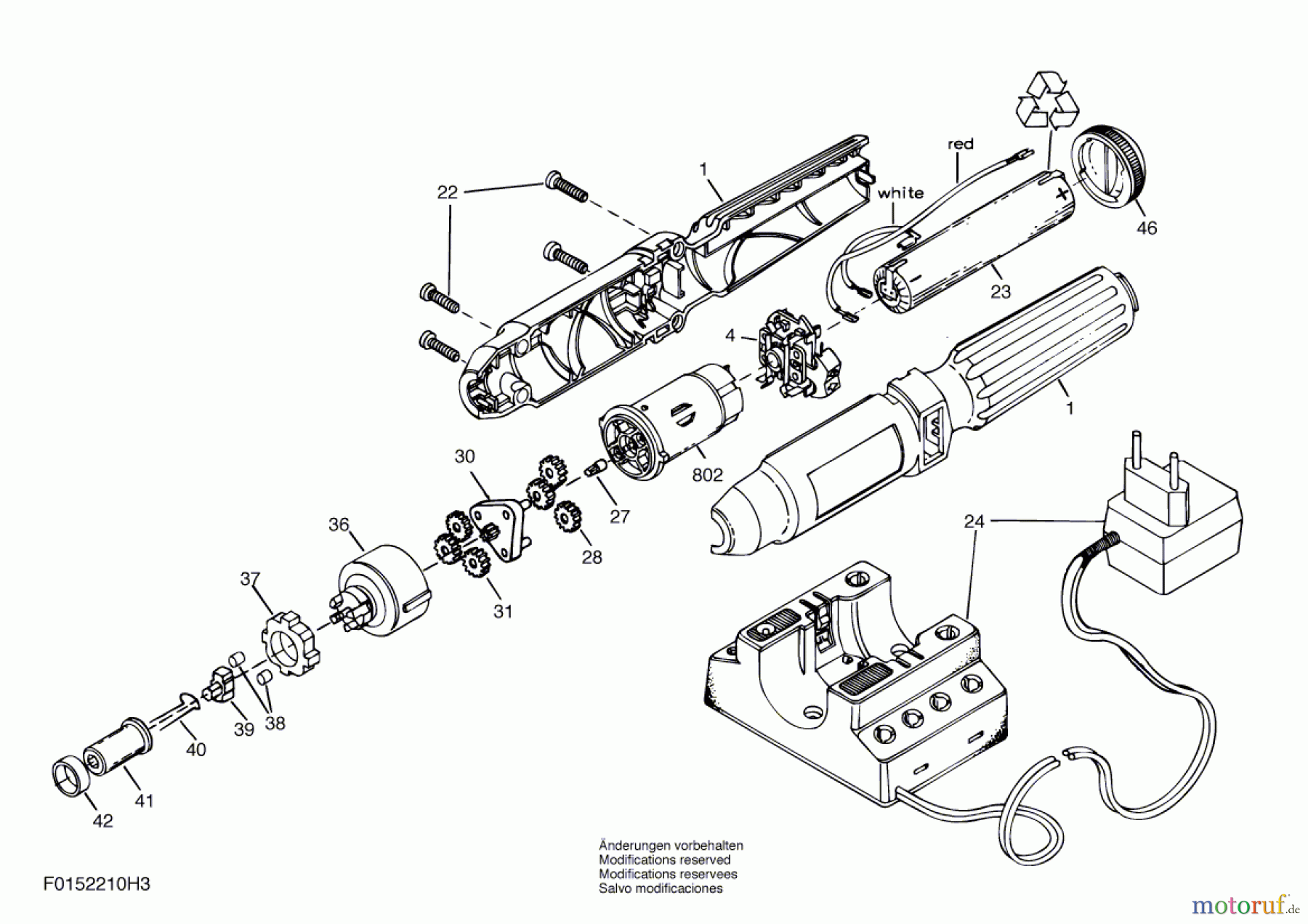  Bosch Akku Werkzeug Gw-Akku-Schrauber 2210 Seite 1