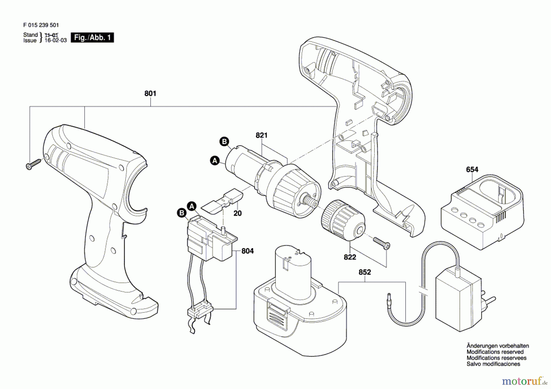  Bosch Akku Werkzeug Akku-Bohrschrauber 2695 Seite 1