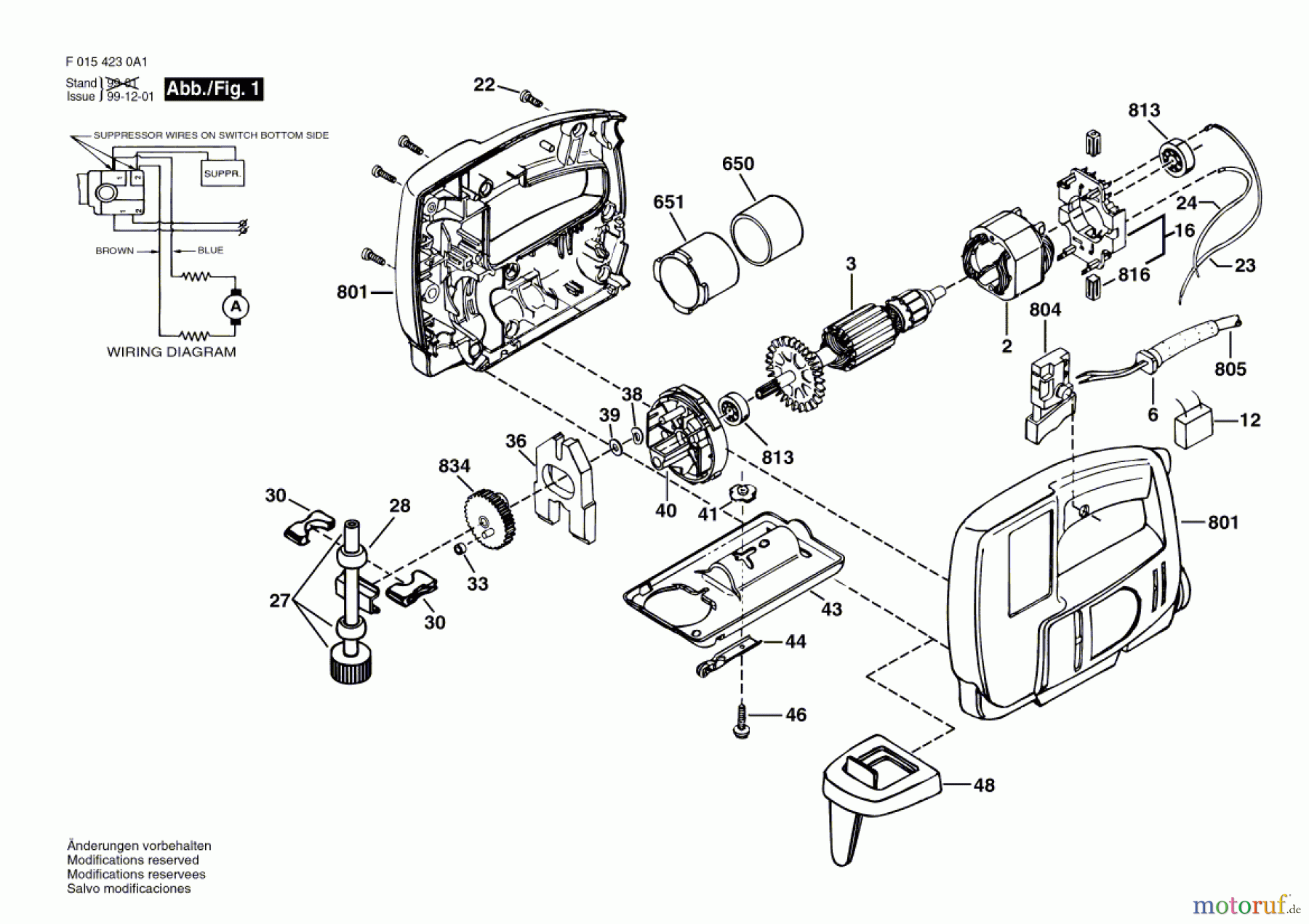  Bosch Werkzeug Stichsäge 4230 Seite 1