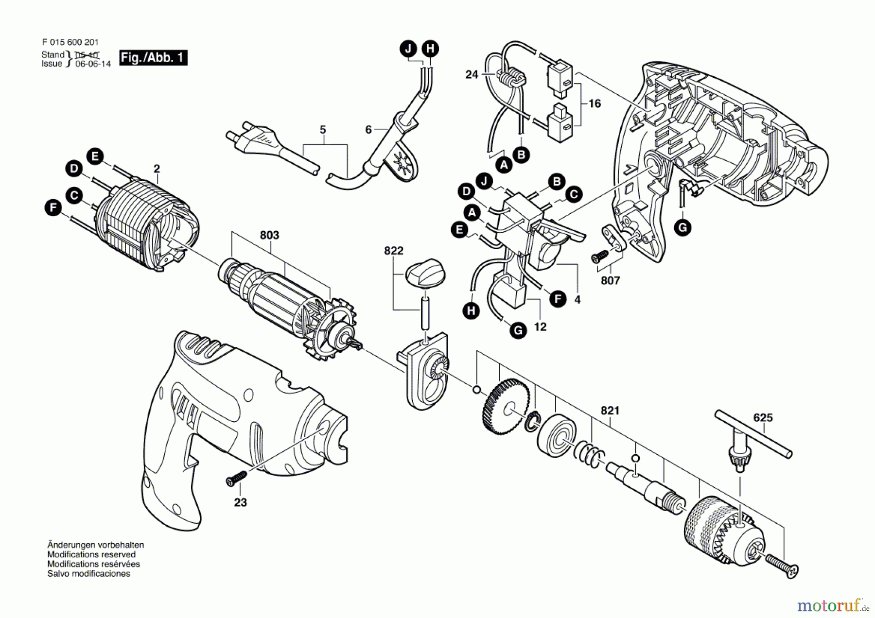  Bosch Werkzeug Schlagbohrmaschine 6006 Seite 1