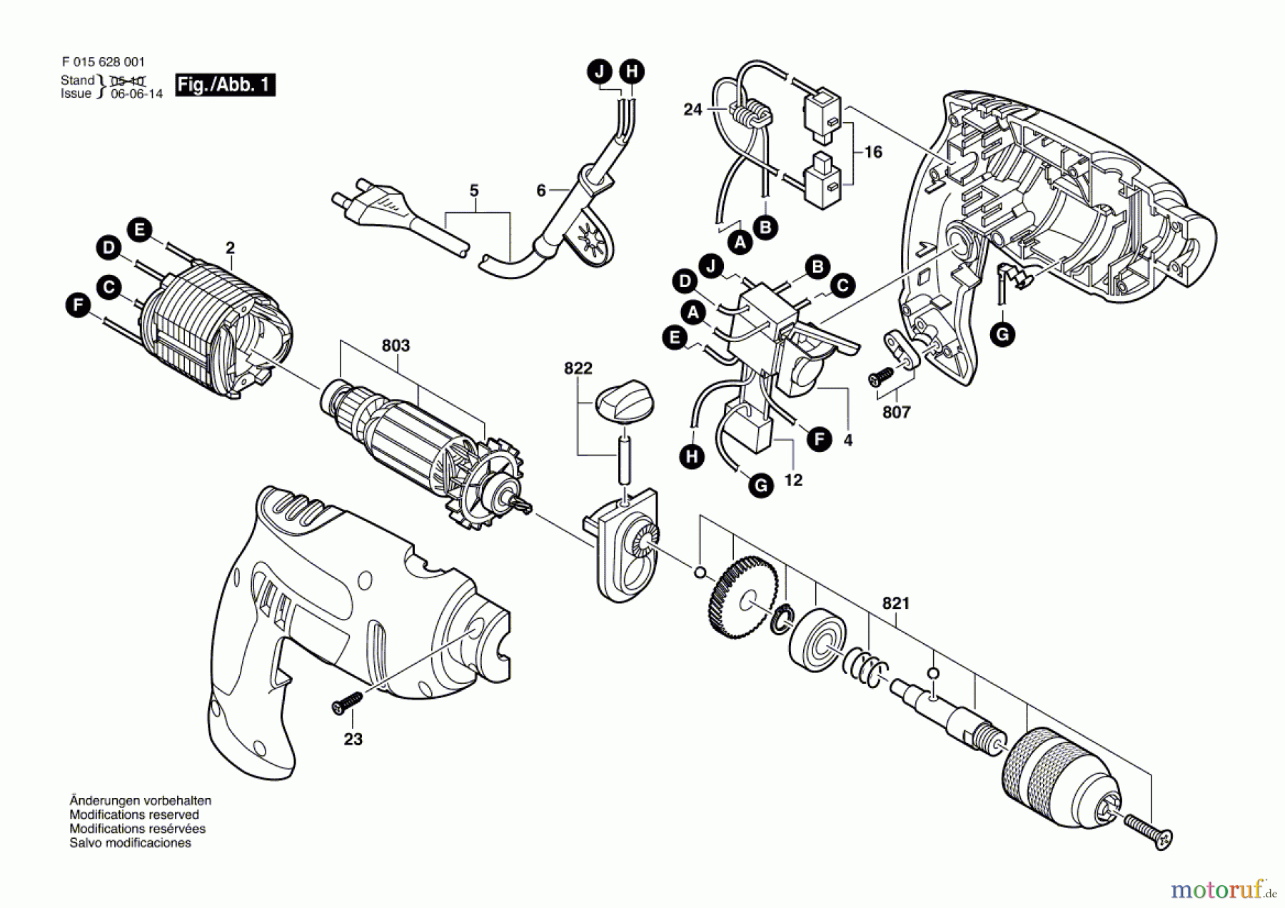  Bosch Werkzeug Schlagbohrmaschine 6007 Seite 1