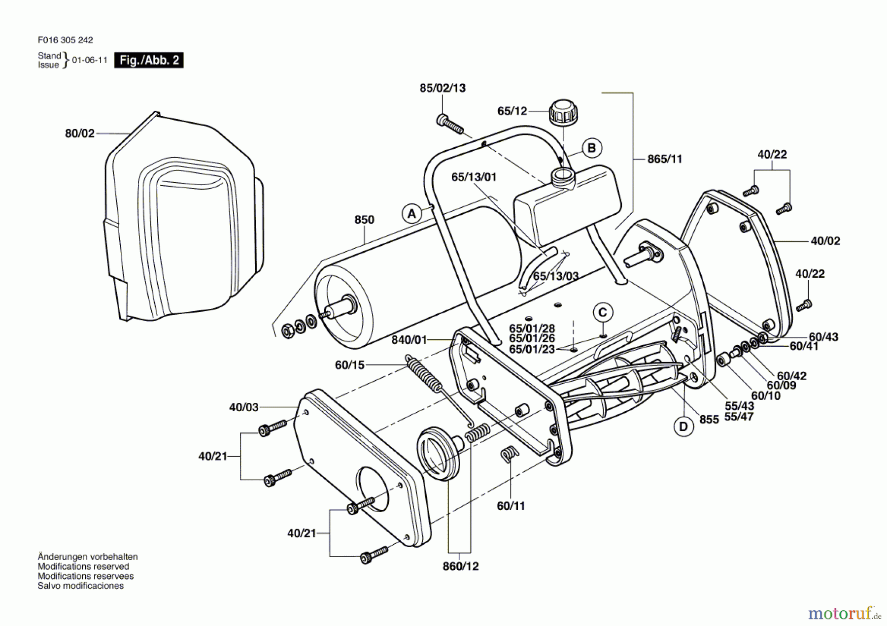  Bosch Gartengeräte Rasenmäher CLASSIC PETROL 35S Seite 2