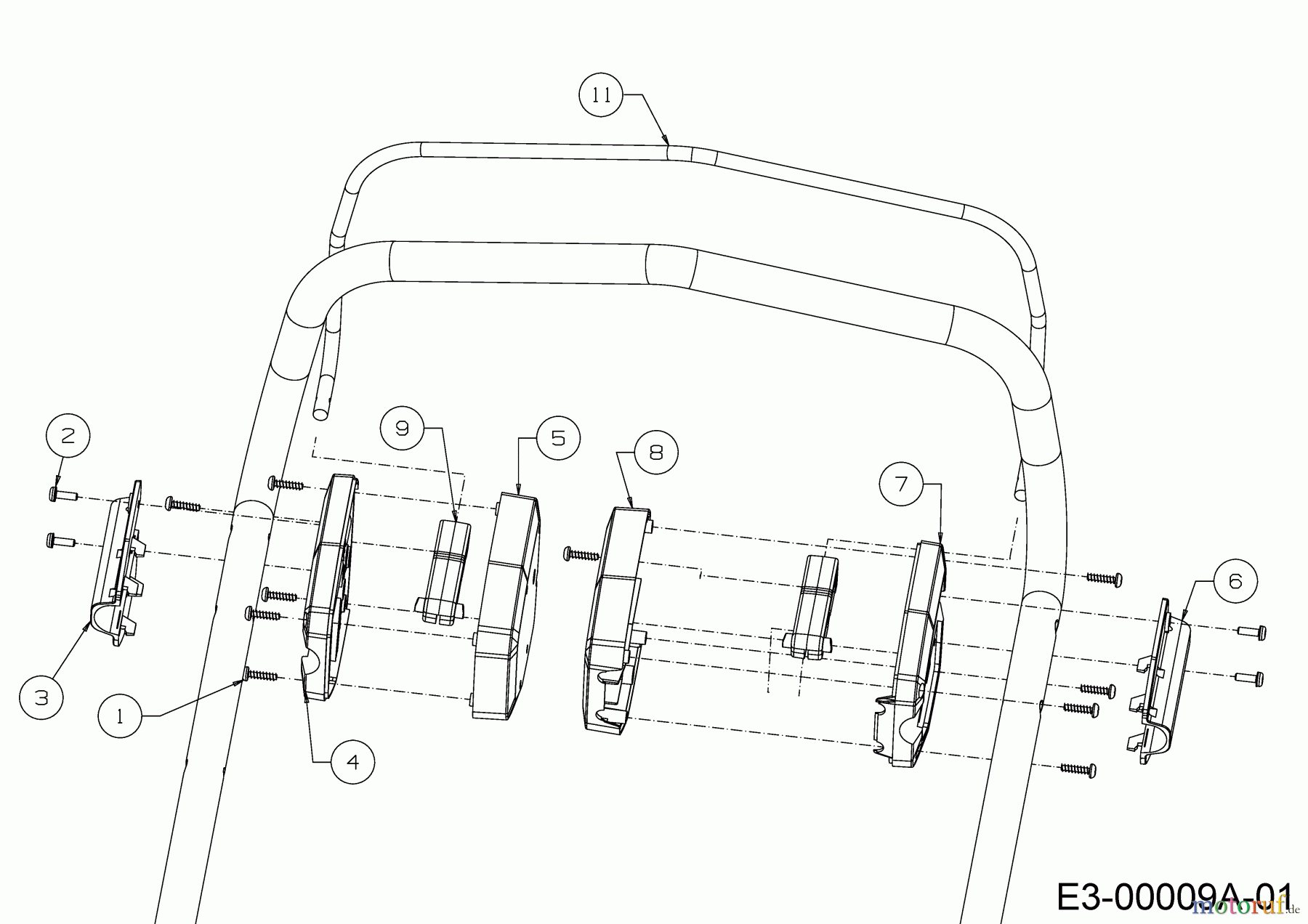  Cub Cadet Petrol mower XM1 DP46 11A-YAKC603  (2018) Brake lever