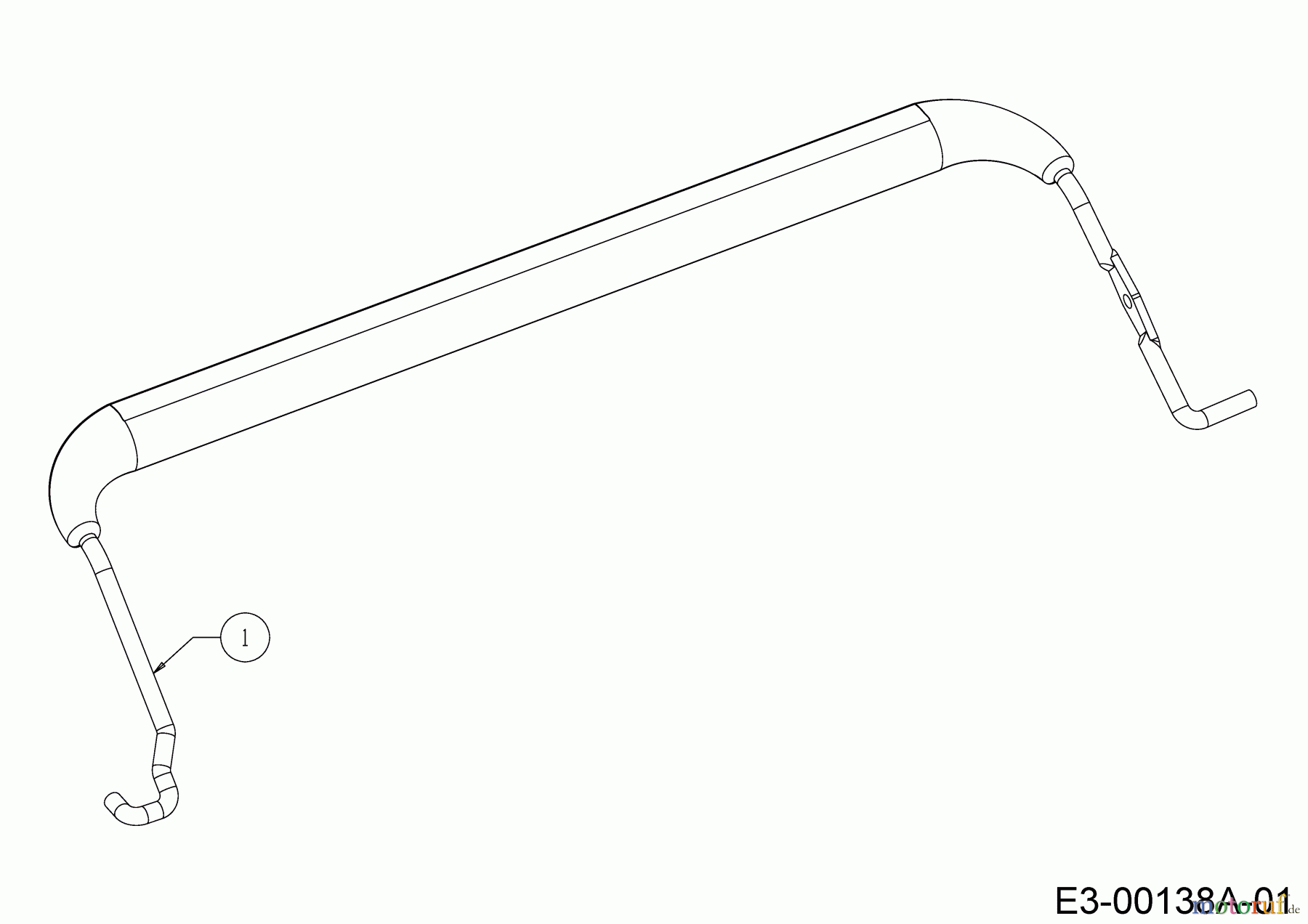  Troy-Bilt Petrol mower TB 130 XP 11A-B2RQ711  (2018) Brake lever