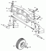 Cub Cadet RBH 1200 13A-120M603 (1999) Spareparts Front axle