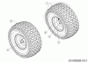 Mastercut 92-155 from 2017 13IM775E659 (2018) Spareparts Front wheels 13x5