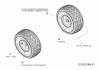 MTD 200/107 13A7660G752 (2005) Spareparts Front wheels 15x6