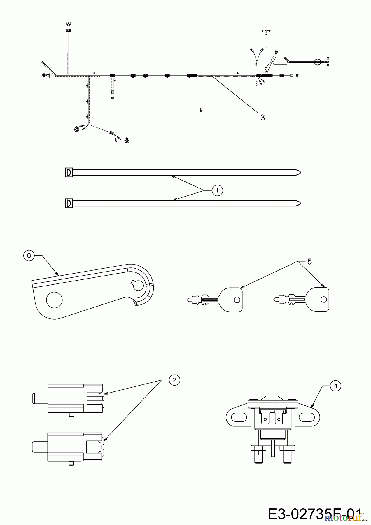  Atis-Green Lawn tractors AP 96 B 155 13CM763F652  (2012) Electric parts