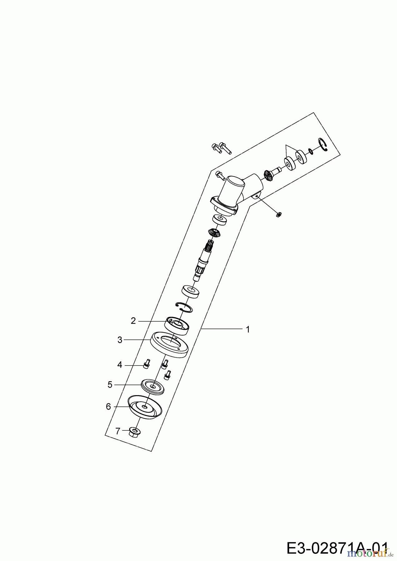  Mastercut Brush cutter 2033 B 41AD0UXB659  (2014) Angular gear